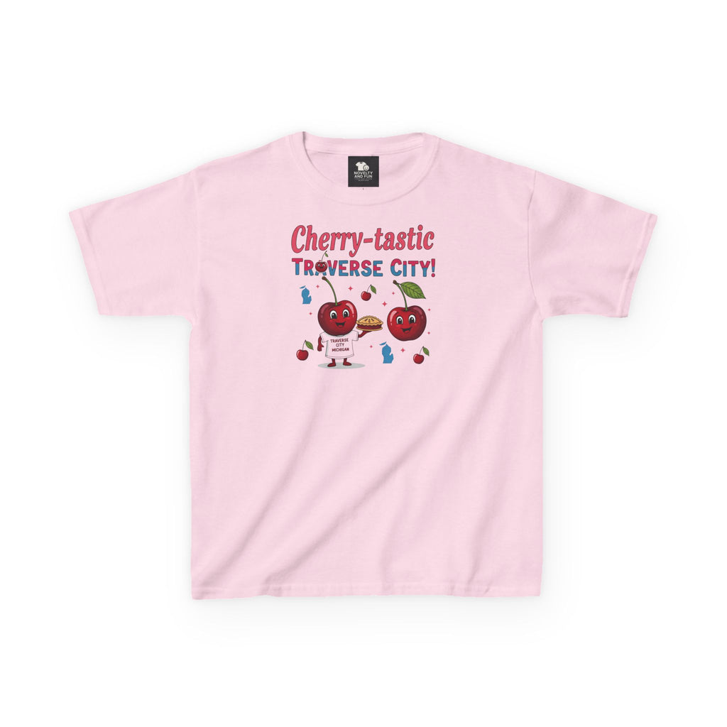 Cherry-tastic Traverse City Kids Tee | Fun Family Tee, Summer Shirt, Kids Gift, Fruit Themed T-shirt, Cherry Lovers Apparel