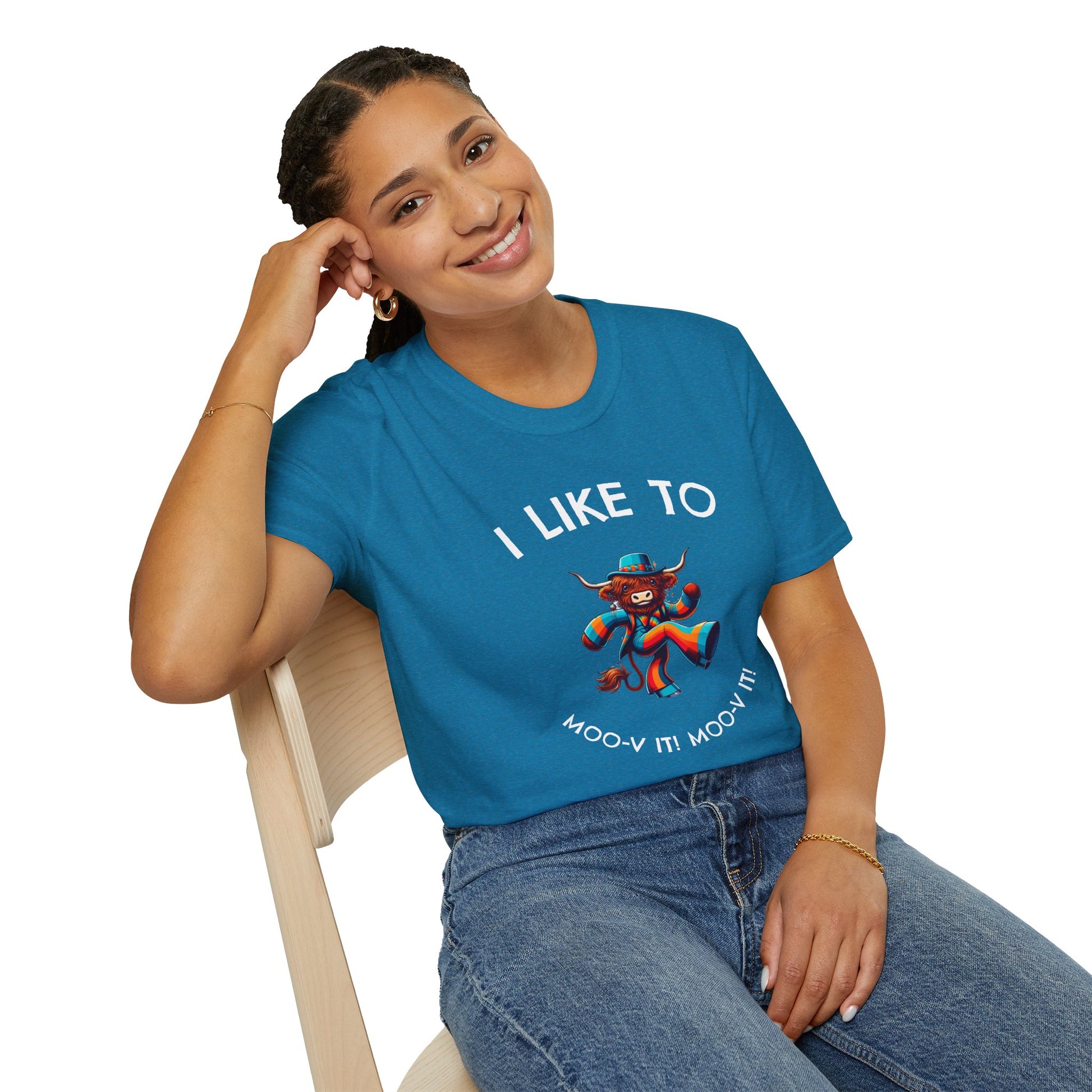 Colorful Highland Cow T-Shirt