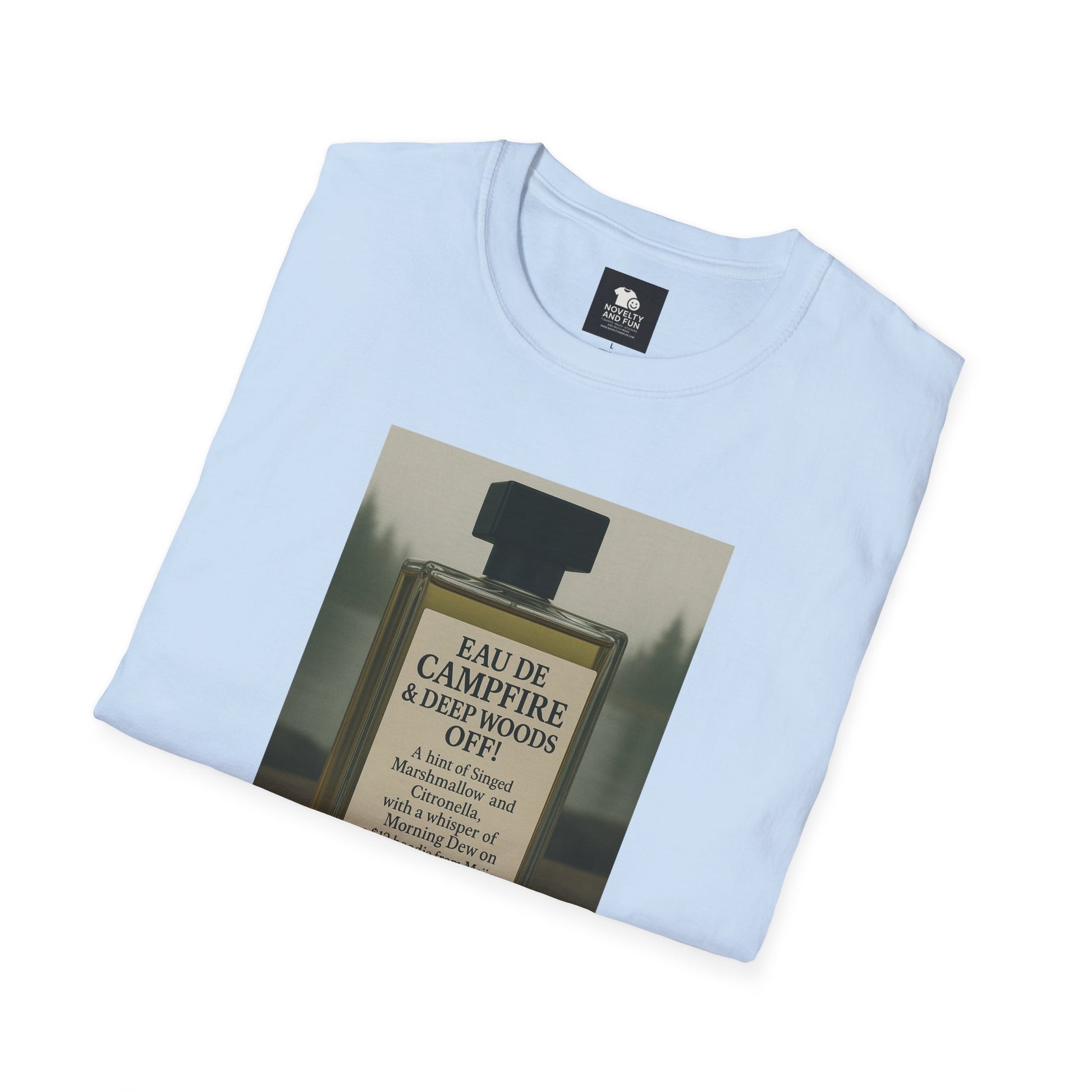 Campfire T-Shirt - Fun Michigan Camping Scent Tee