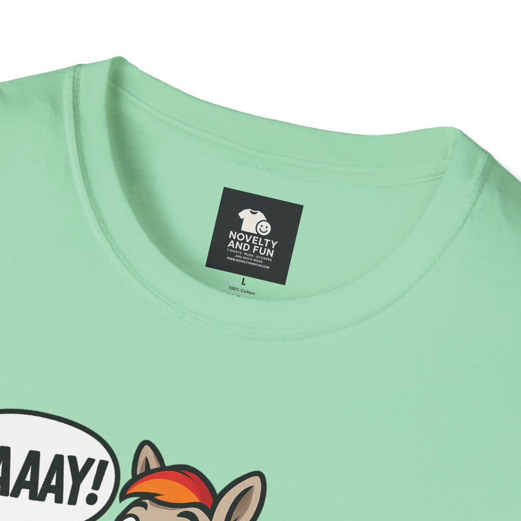 Rainbow Horse Graphic HAAAY T-Shirt, Funny Gift, Pride Apparel, Cute Graphic Tee, LGBTQ Pride Shirt, Colorful Horse Tee,