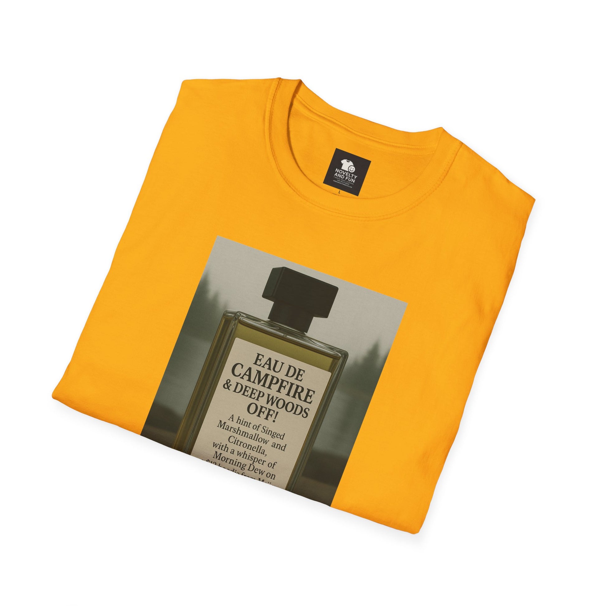 Campfire T-Shirt - Fun Michigan Camping Scent Tee