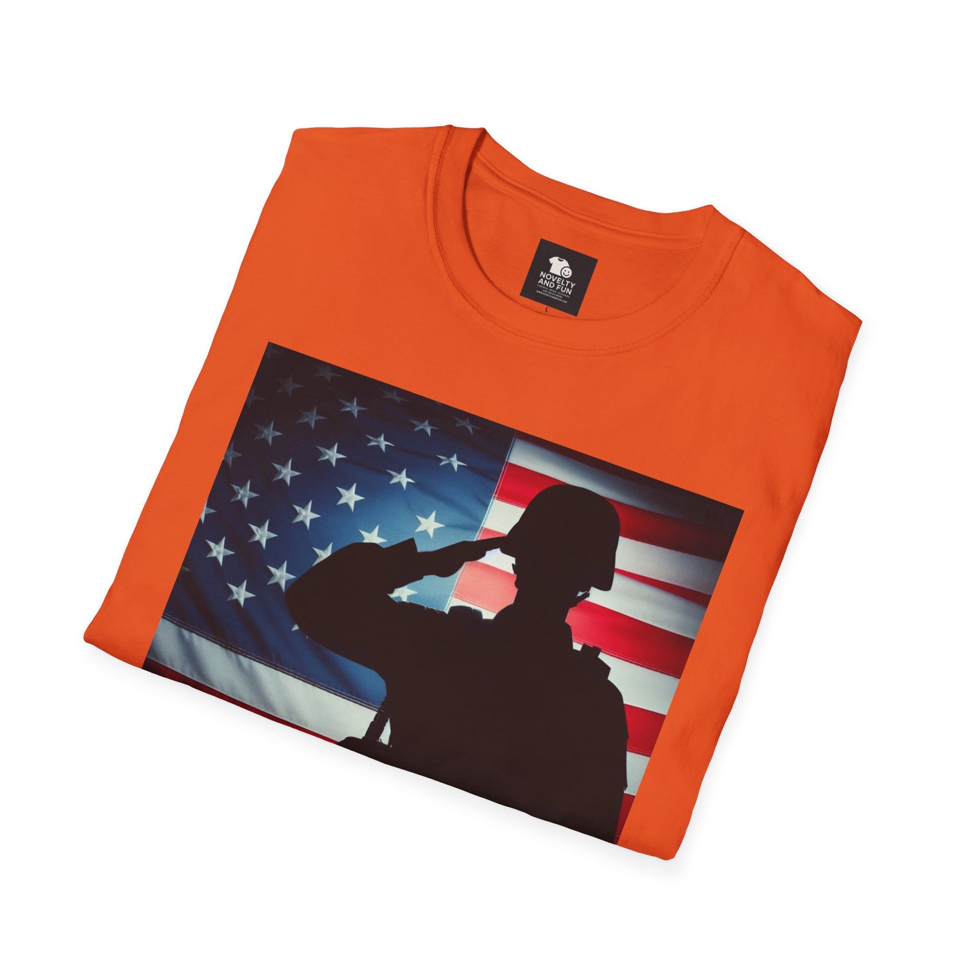 Salute to Service Unisex T-Shirt, Military Tribute Shirt, Patriotic Tee, Veteran Appreciation Gift, 4th of July Outfit, Americana Apparel
