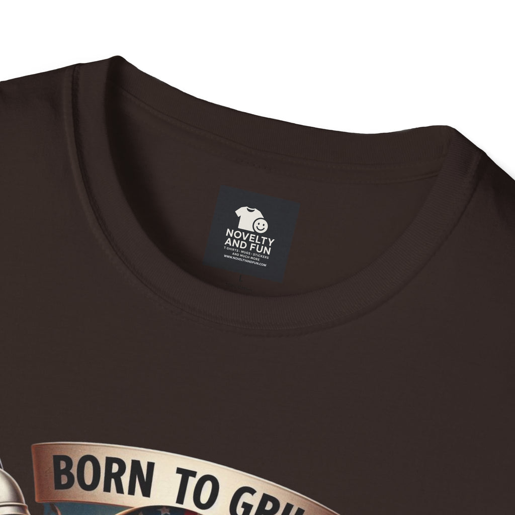 Born to Grill No. 1 Dad T-Shirt - Perfect Gift for Father's Day & BBQ Lovers