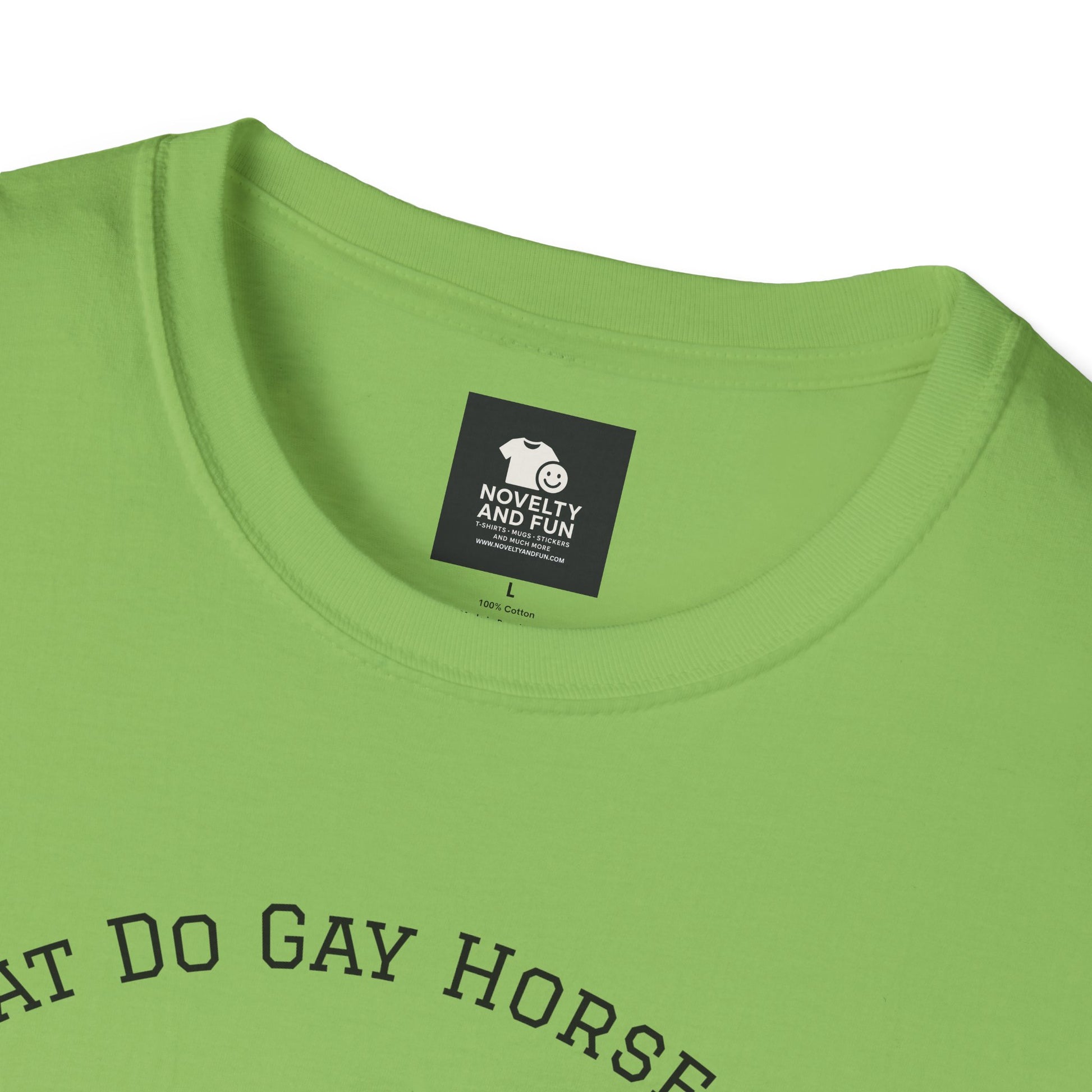 Rainbow Horse Humor T-Shirt, Gay Pride Tee, Funny Animal Shirt, LGBT Unisex