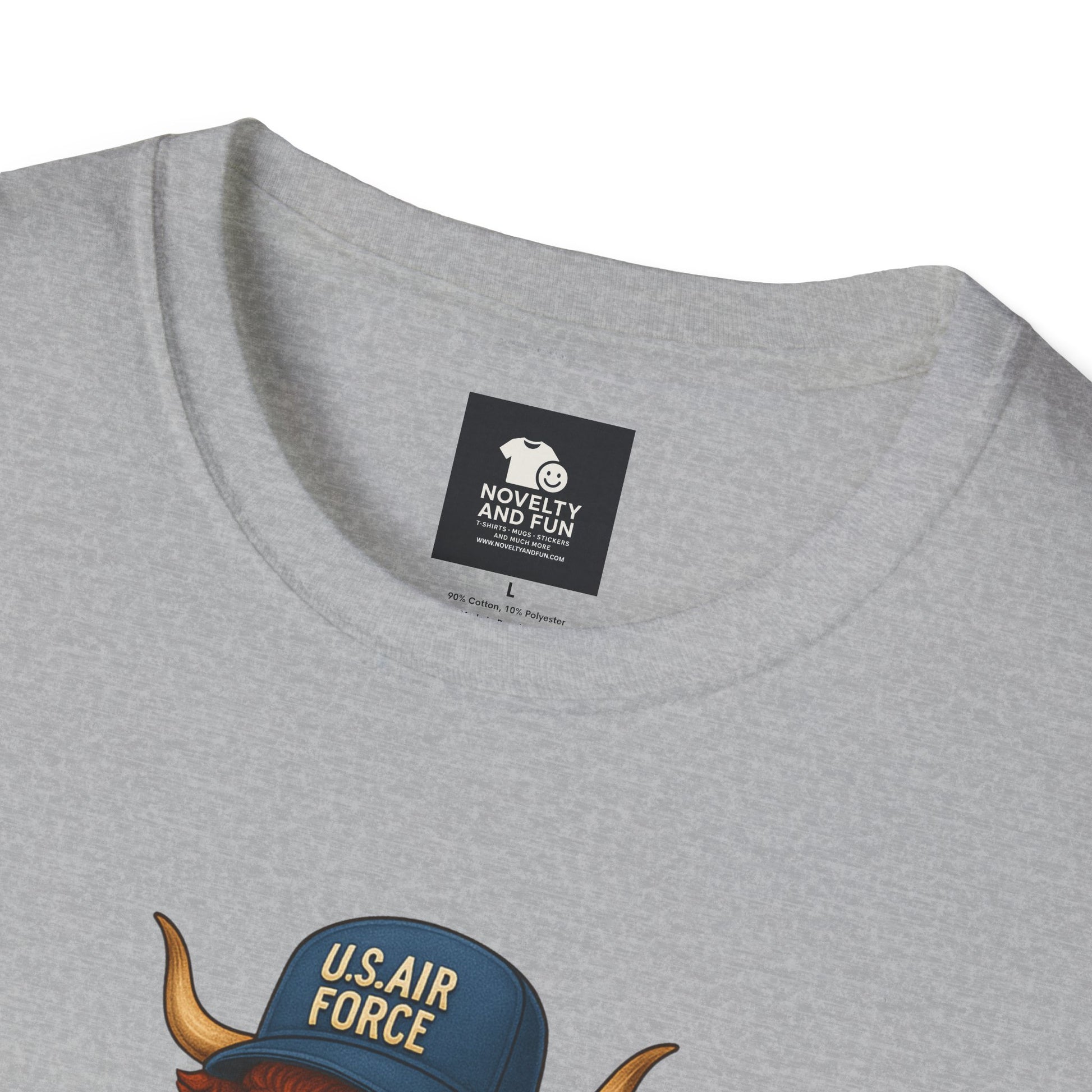 Air Force Veteran's Day Highland Cow T-Shirt