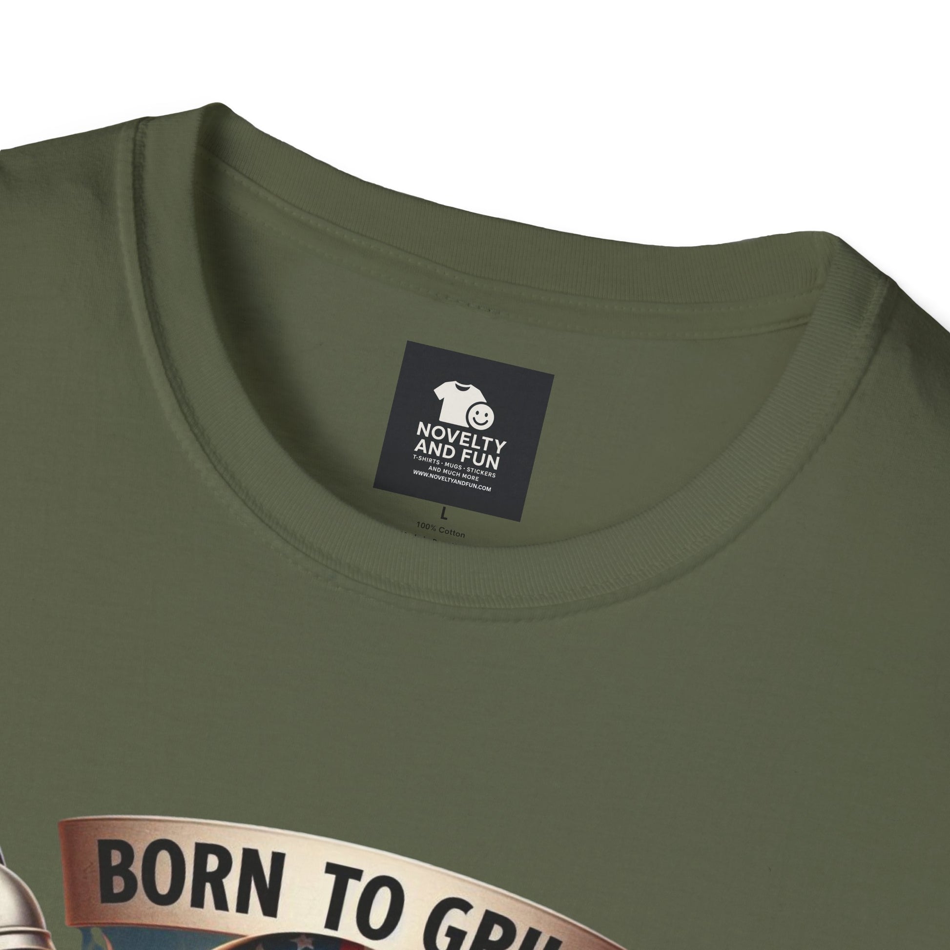 Born to Grill No. 1 Dad T-Shirt - Perfect Gift for Father's Day & BBQ Lovers