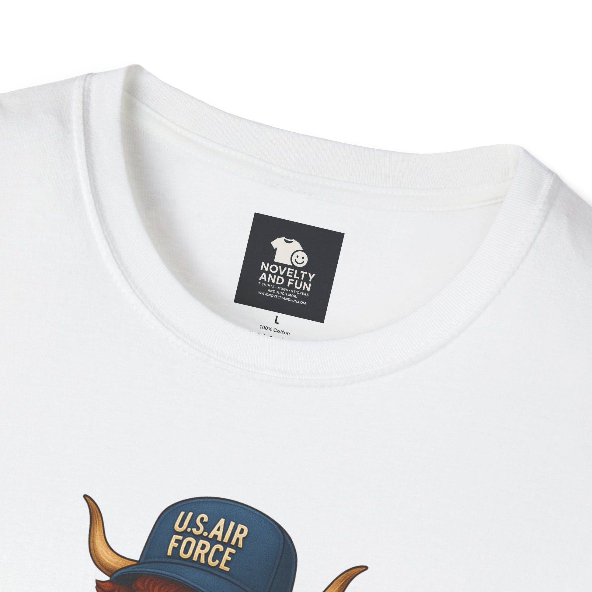 Air Force Veteran's Day Highland Cow T-Shirt