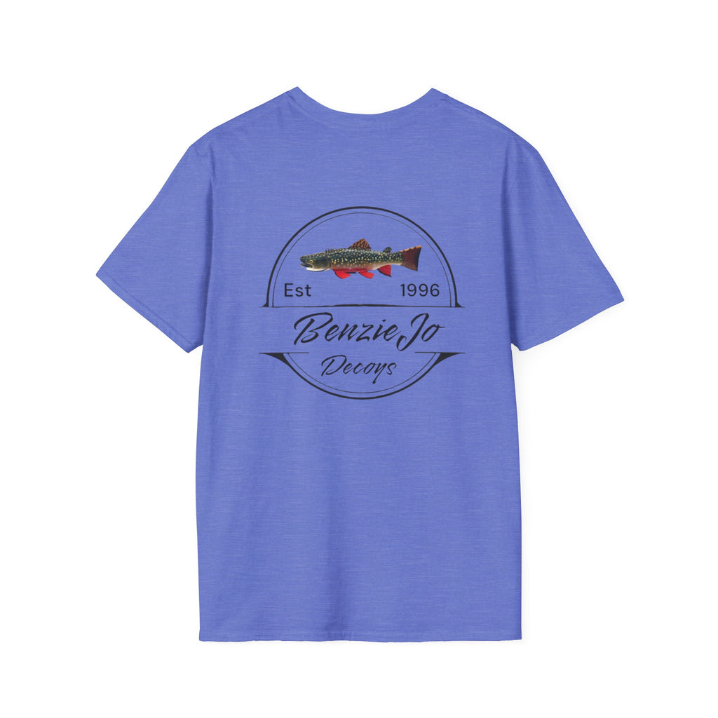 Front and Back Michigan BenzieJo Fish Decoys T-Shirt