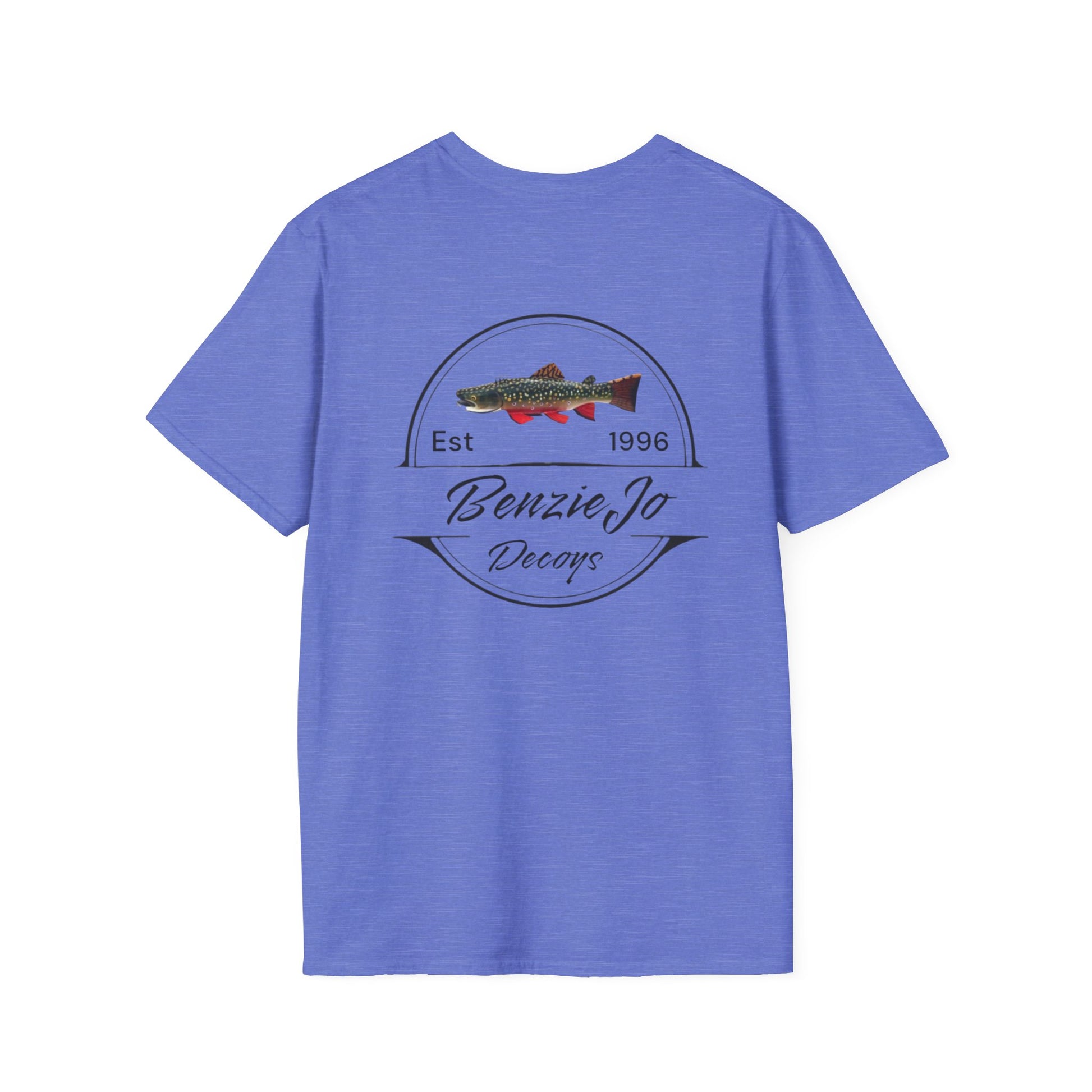 Front and Back Michigan BenzieJo Fish Decoys T-Shirt