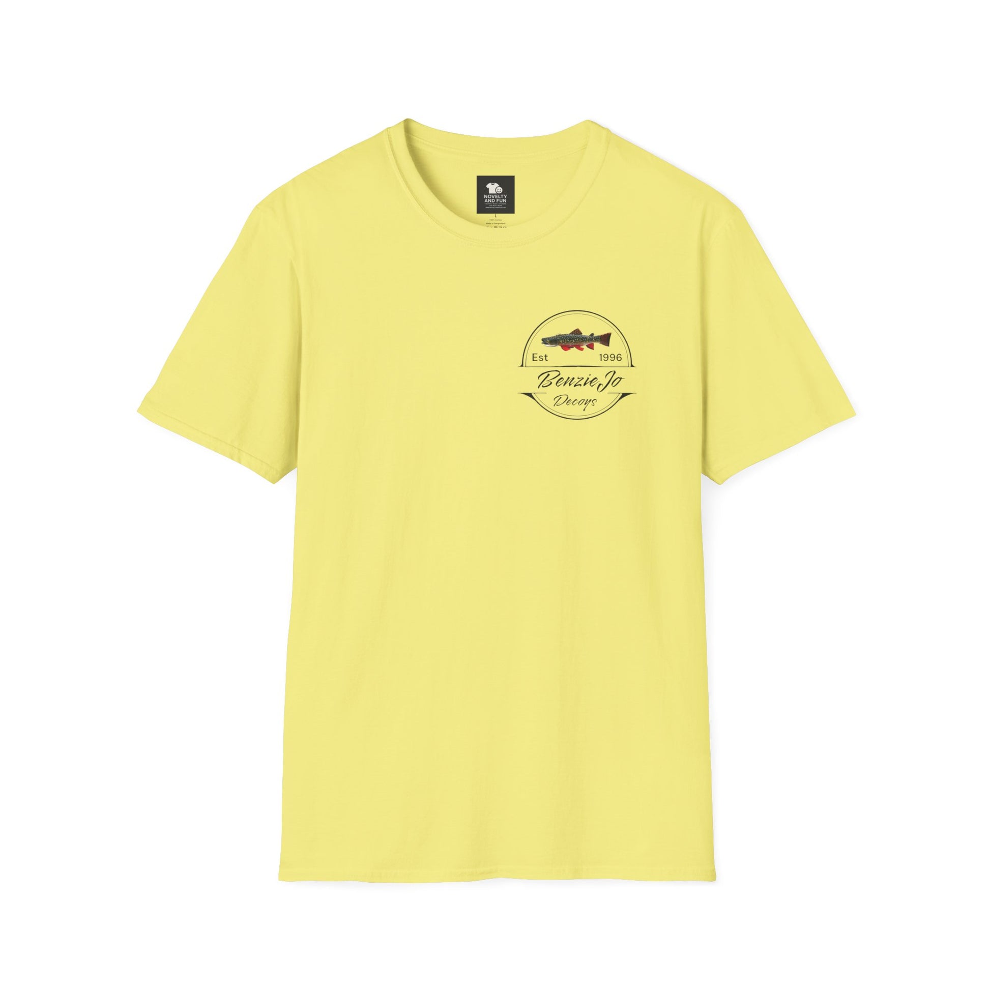 Front and Back Michigan BenzieJo Fish Decoys T-Shirt