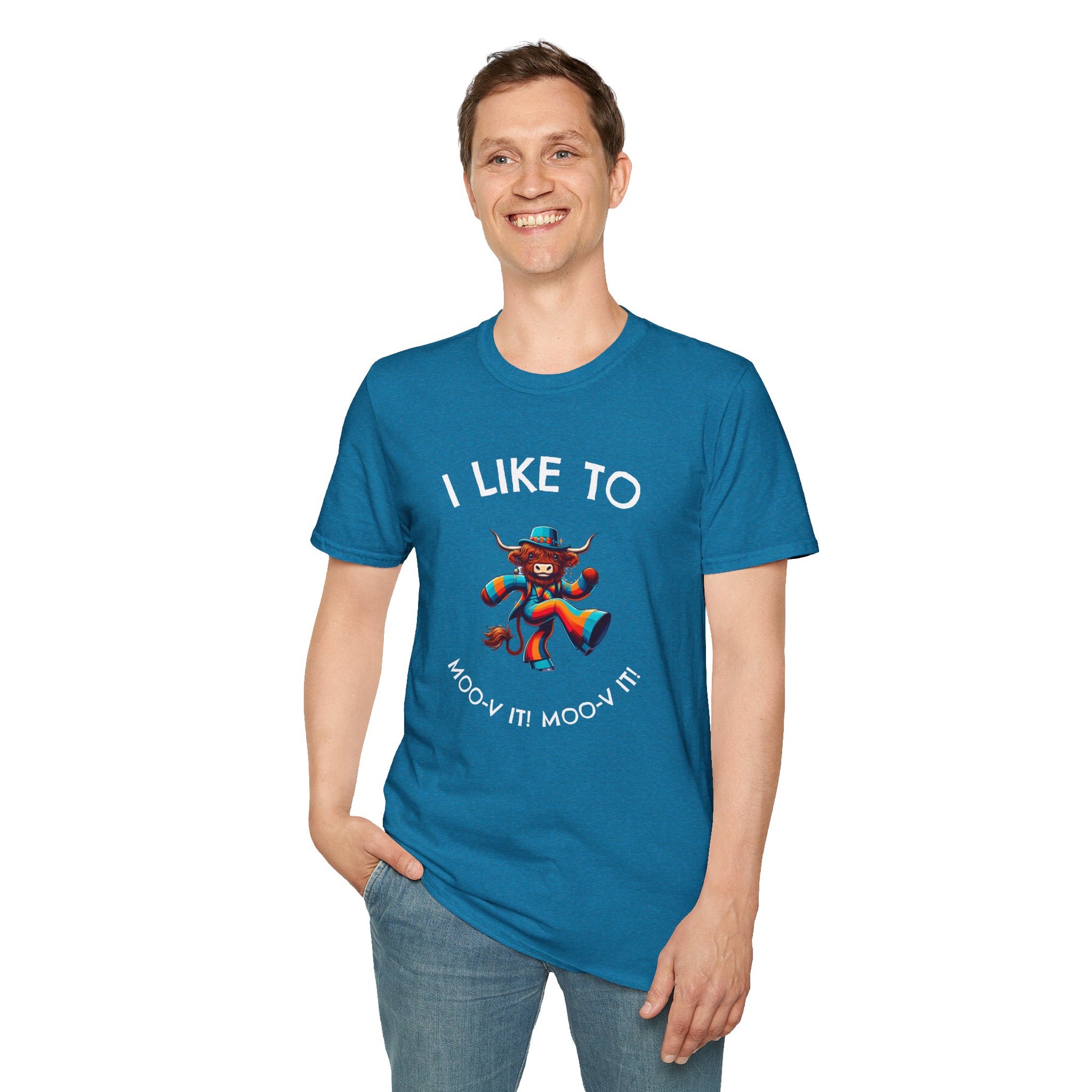 Colorful Highland Cow T-Shirt