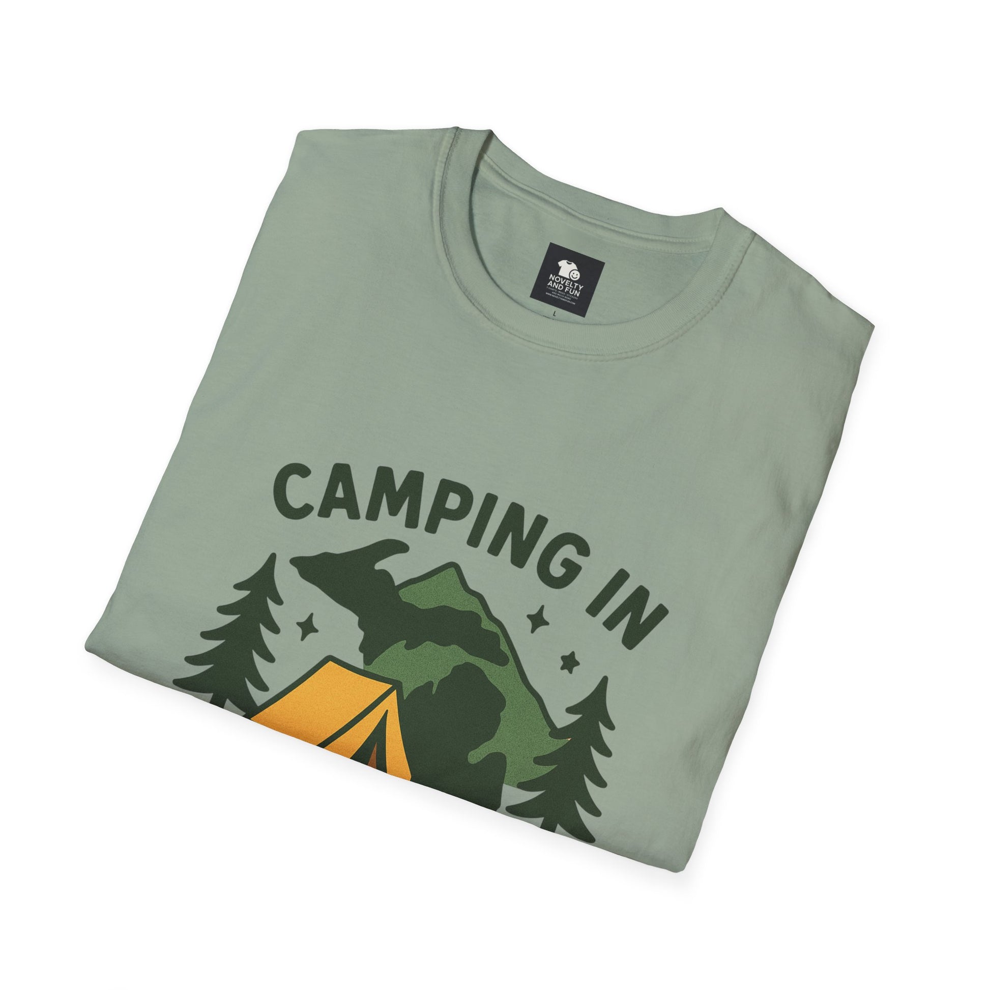 Michigan Camping Is Life T-Shirt - Outdoor Adventure Tee