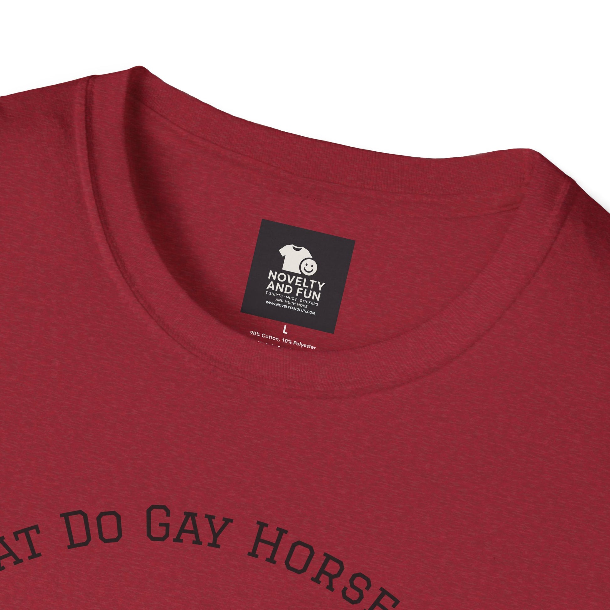 Rainbow Horse Humor T-Shirt, Gay Pride Tee, Funny Animal Shirt, LGBT Unisex