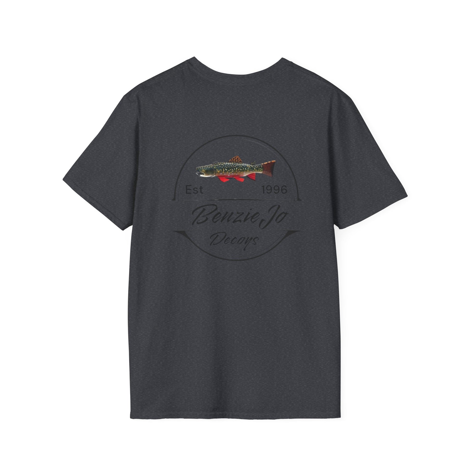 Front and Back Michigan BenzieJo Fish Decoys T-Shirt