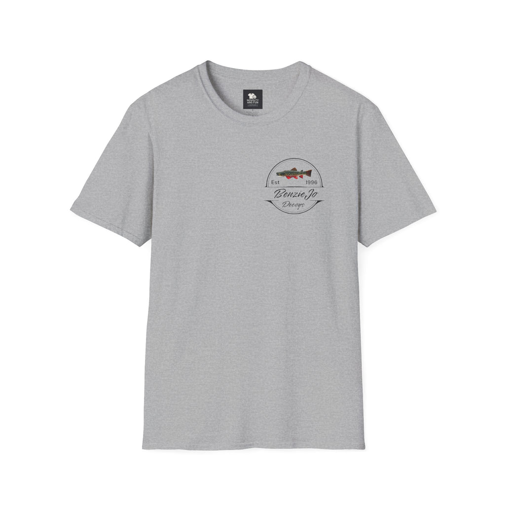 Front and Back Michigan BenzieJo Fish Decoys T-Shirt