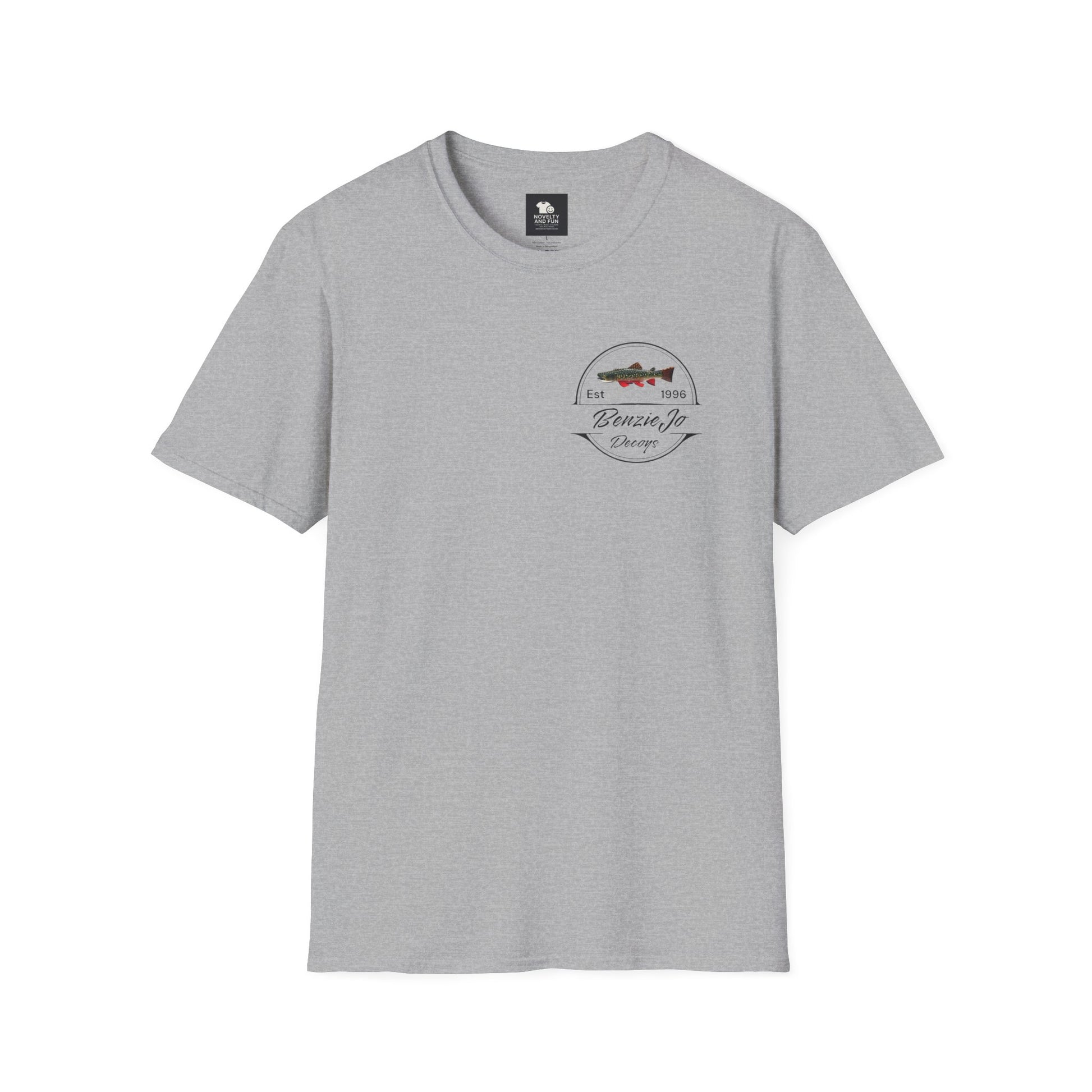 Front and Back Michigan BenzieJo Fish Decoys T-Shirt