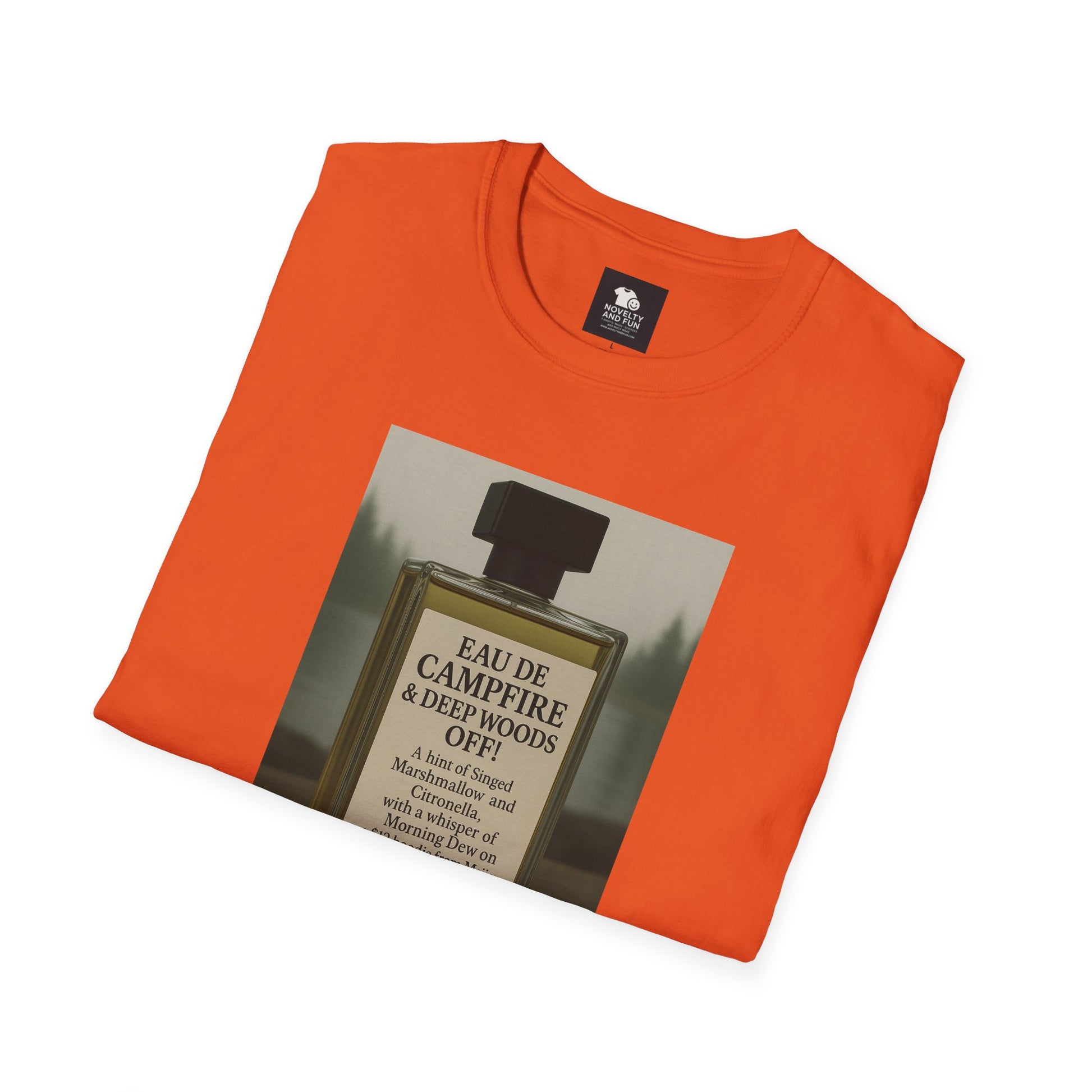 Campfire T-Shirt - Fun Michigan Camping Scent Tee