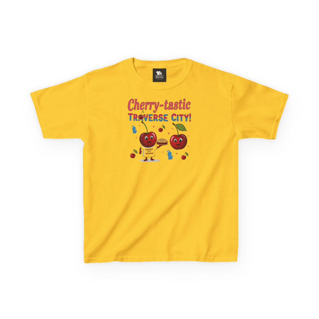 Cherry-tastic Traverse City Kids Tee | Fun Family Tee, Summer Shirt, Kids Gift, Fruit Themed T-shirt, Cherry Lovers Apparel