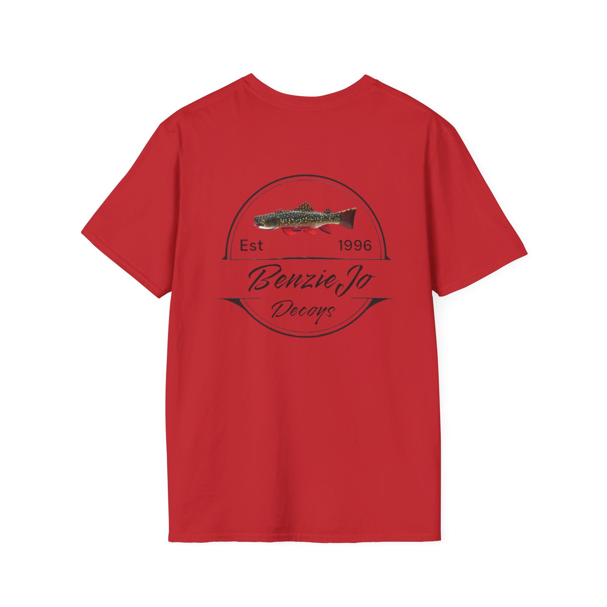 Front and Back Michigan BenzieJo Fish Decoys T-Shirt