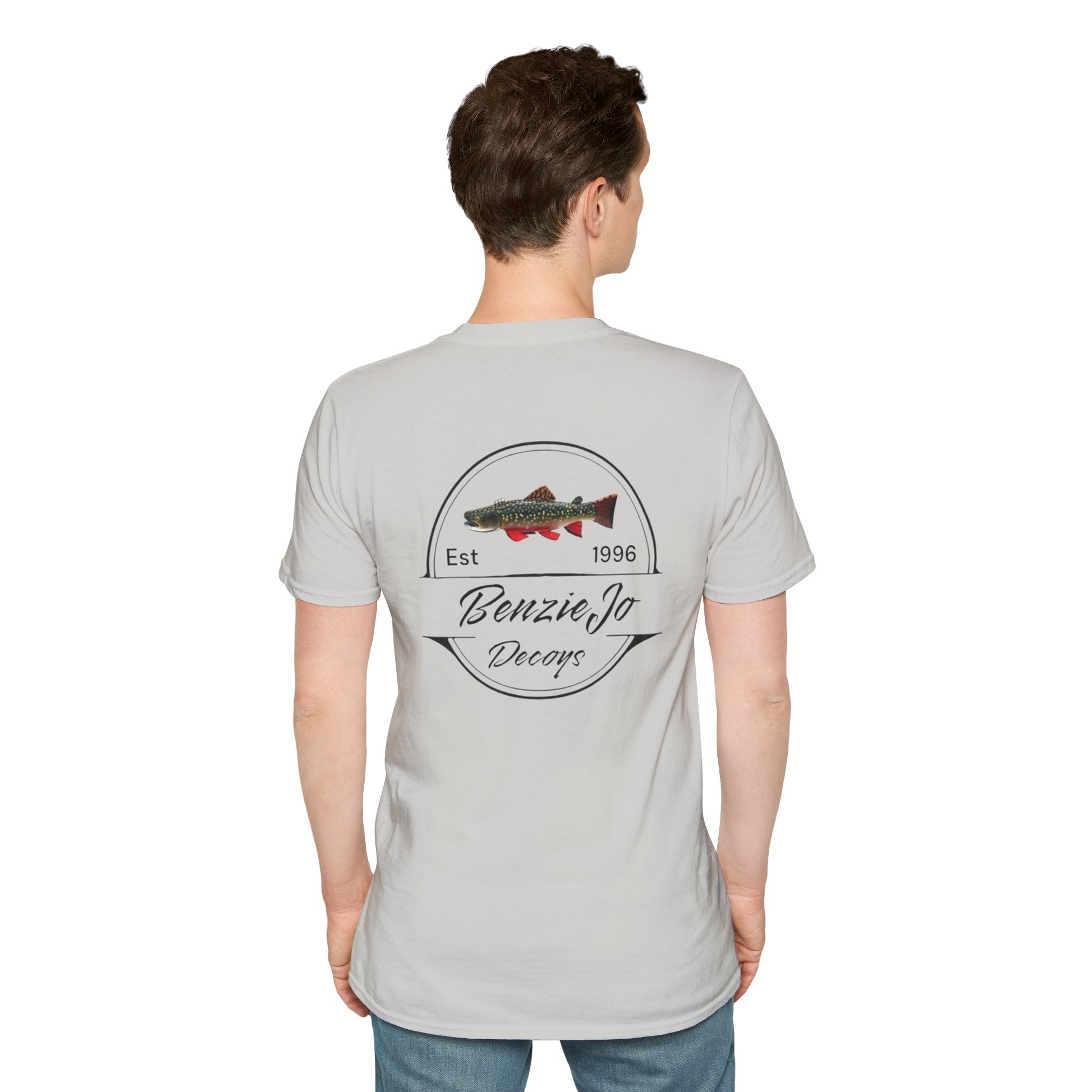 Front and Back Michigan BenzieJo Fish Decoys T-Shirt