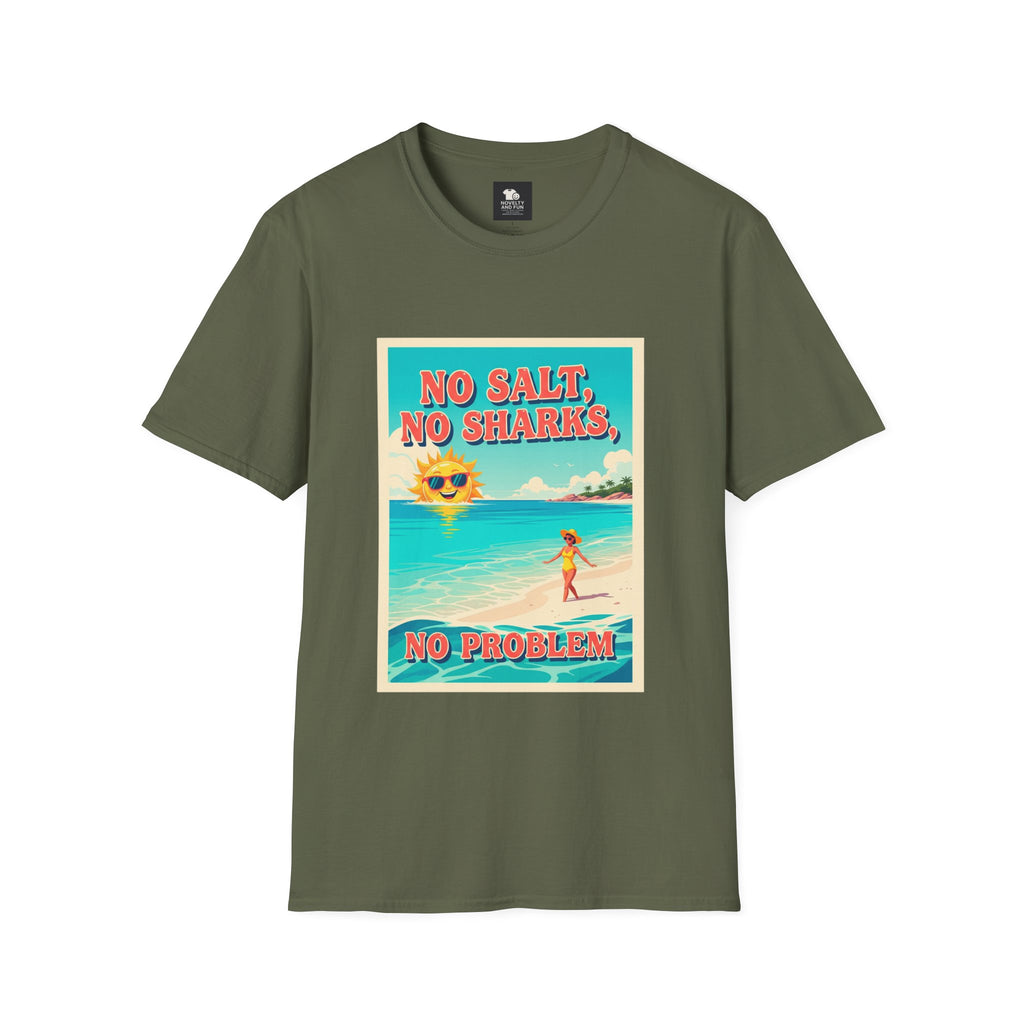 Beach Vibes Unisex T-Shirt | Summer Fun Tee, Vacation Shirt, Surf Style, Gift for Beach Lovers, Lake Lovers Apparel