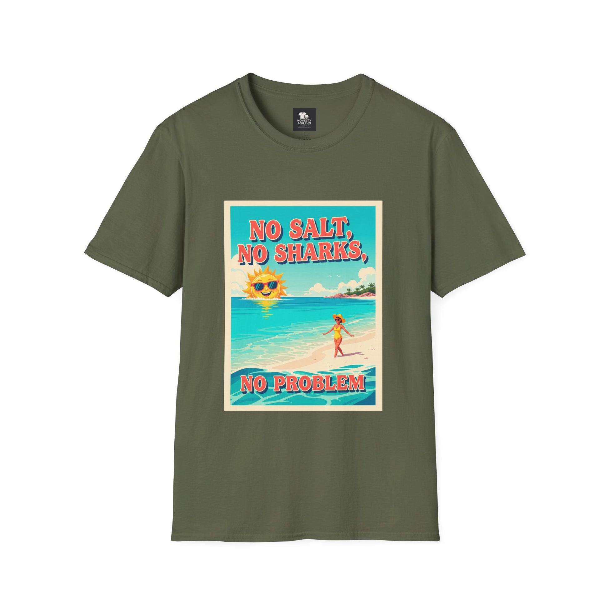 Beach Vibes Unisex T-Shirt | Summer Fun Tee, Vacation Shirt, Surf Style, Gift for Beach Lovers, Lake Lovers Apparel