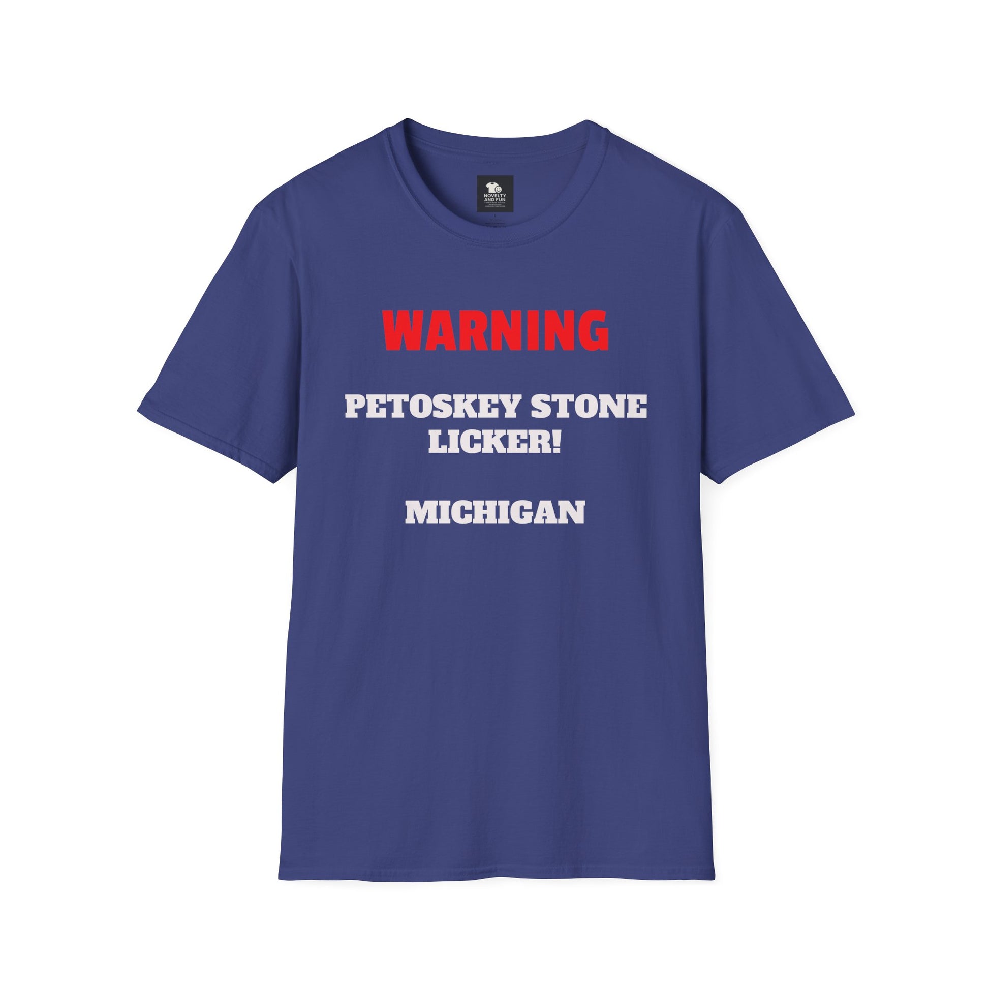Petoskey Stone Licker Unisex Softstyle T-Shirt - Perfect for Michigan Lovers