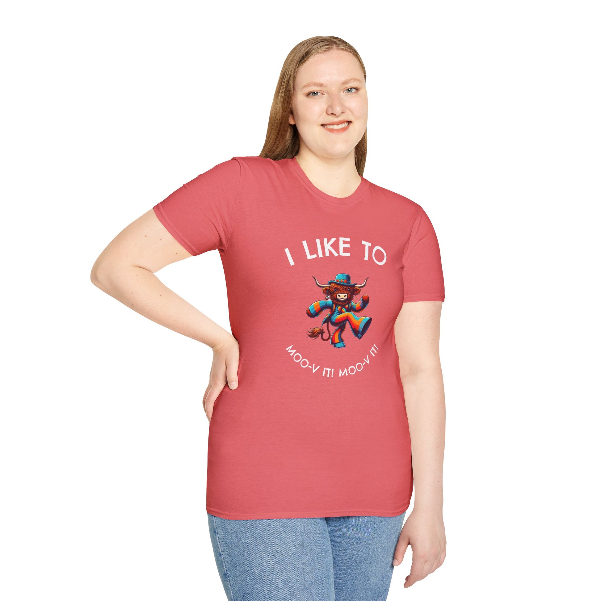 Colorful Highland Cow T-Shirt