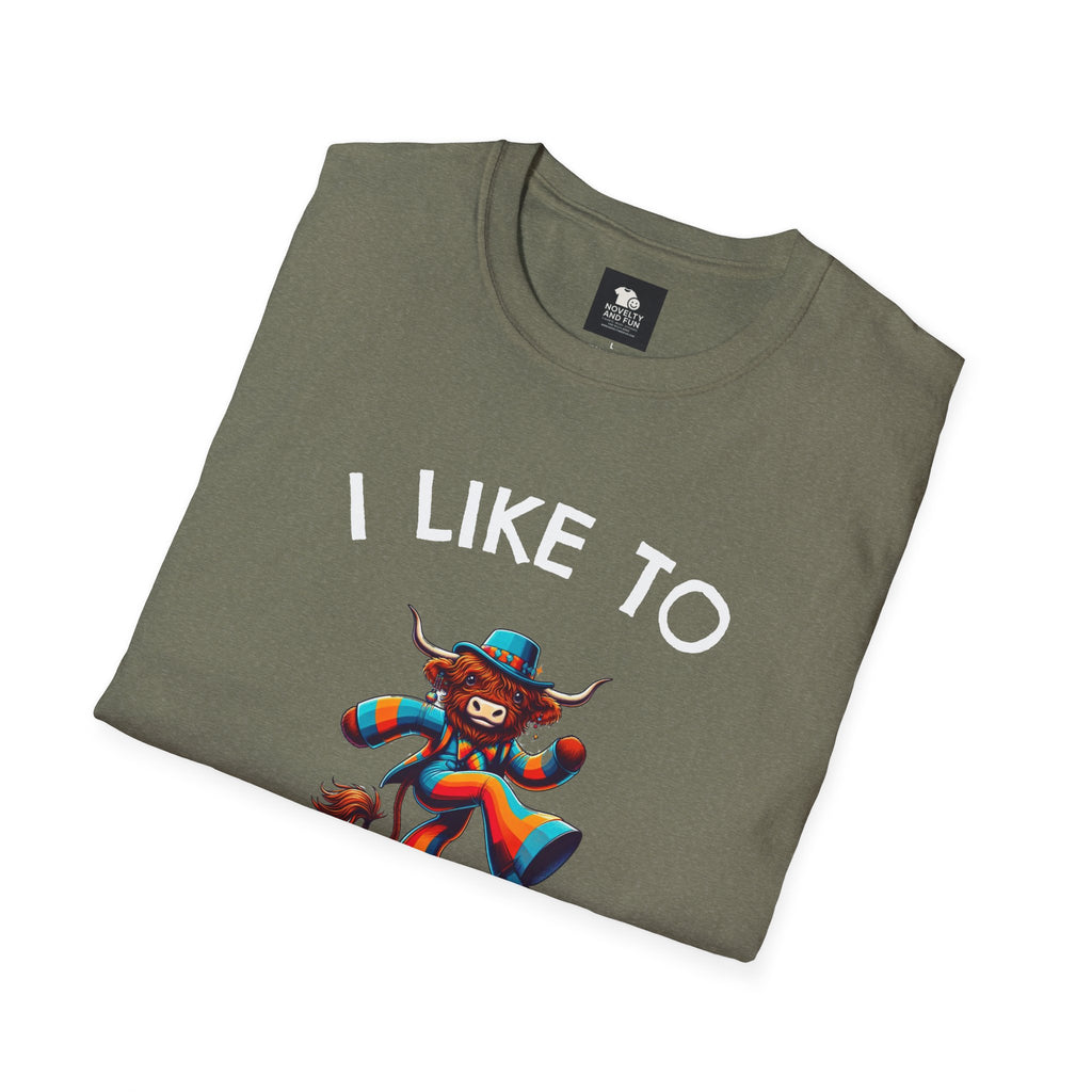 Colorful Highland Cow T-Shirt