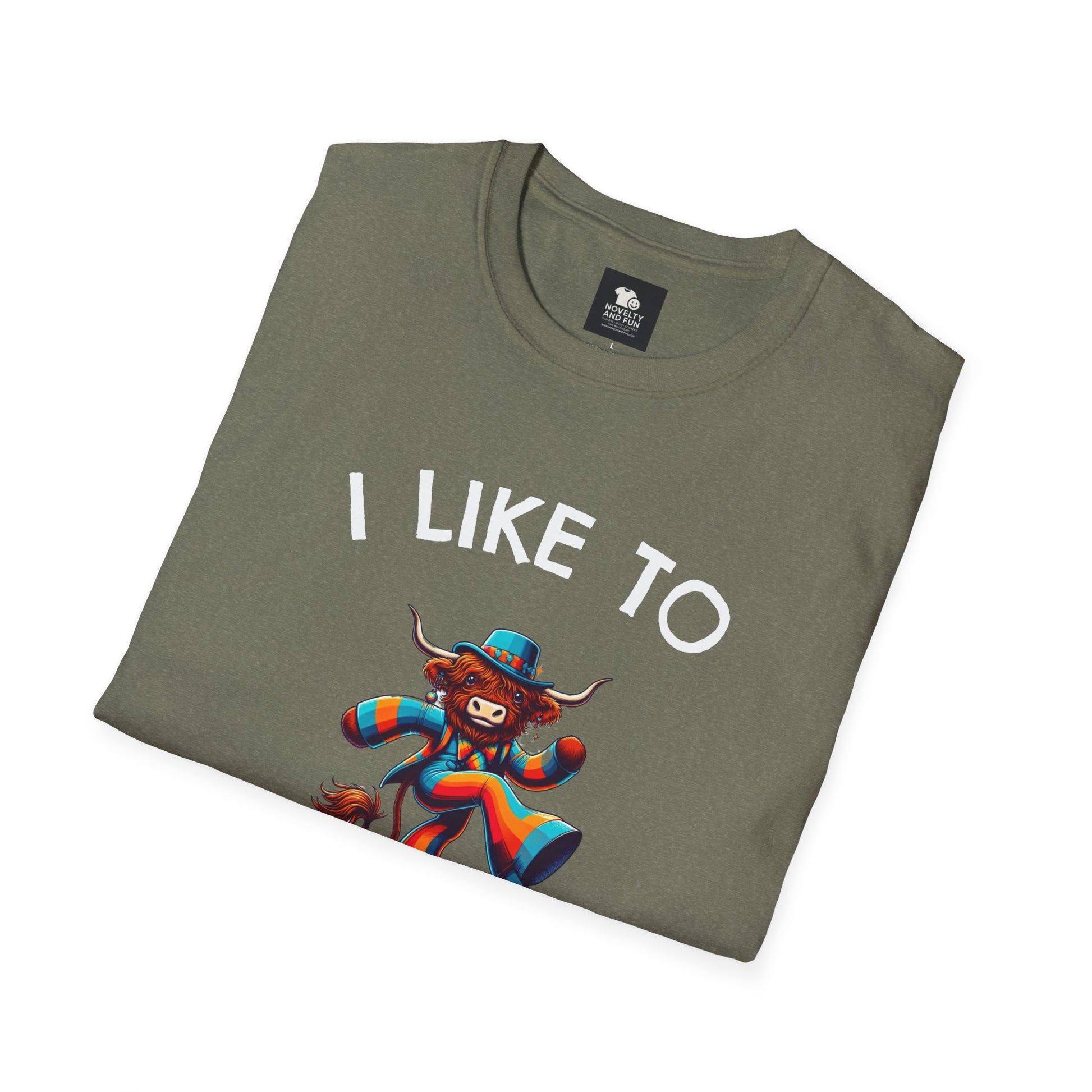 Colorful Highland Cow T-Shirt