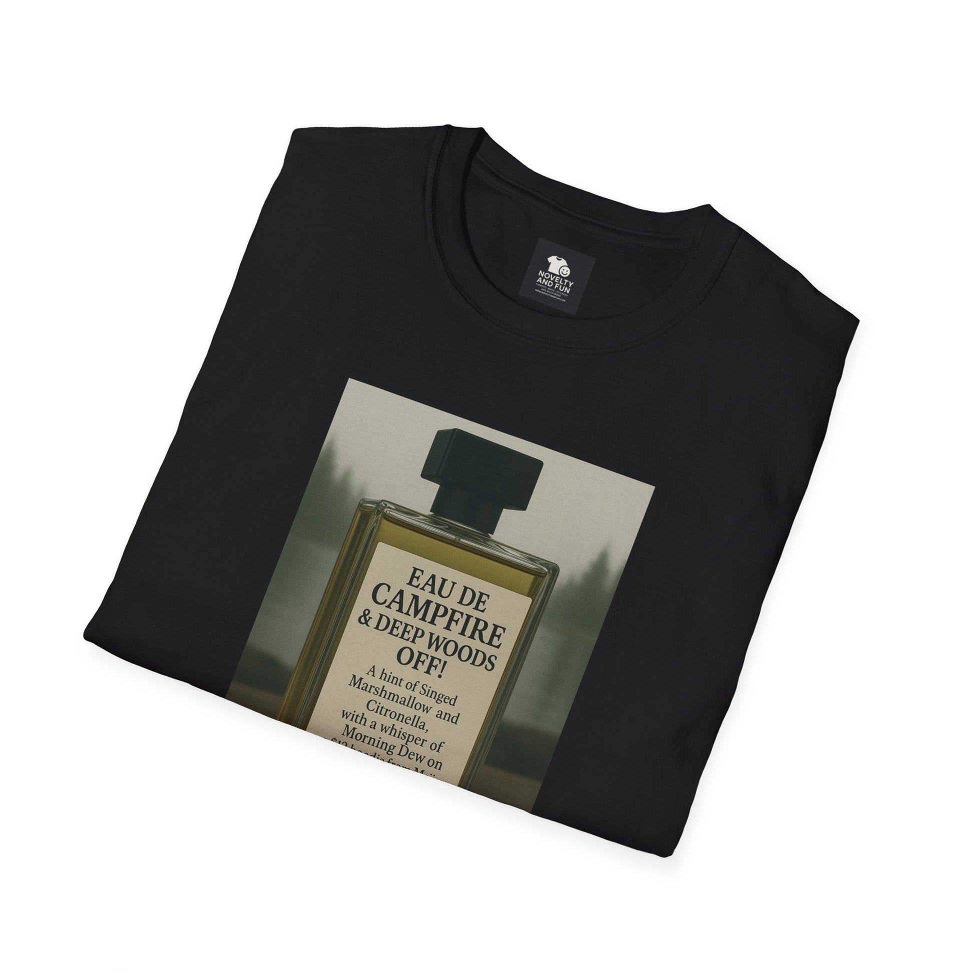 Campfire T-Shirt - Fun Michigan Camping Scent Tee