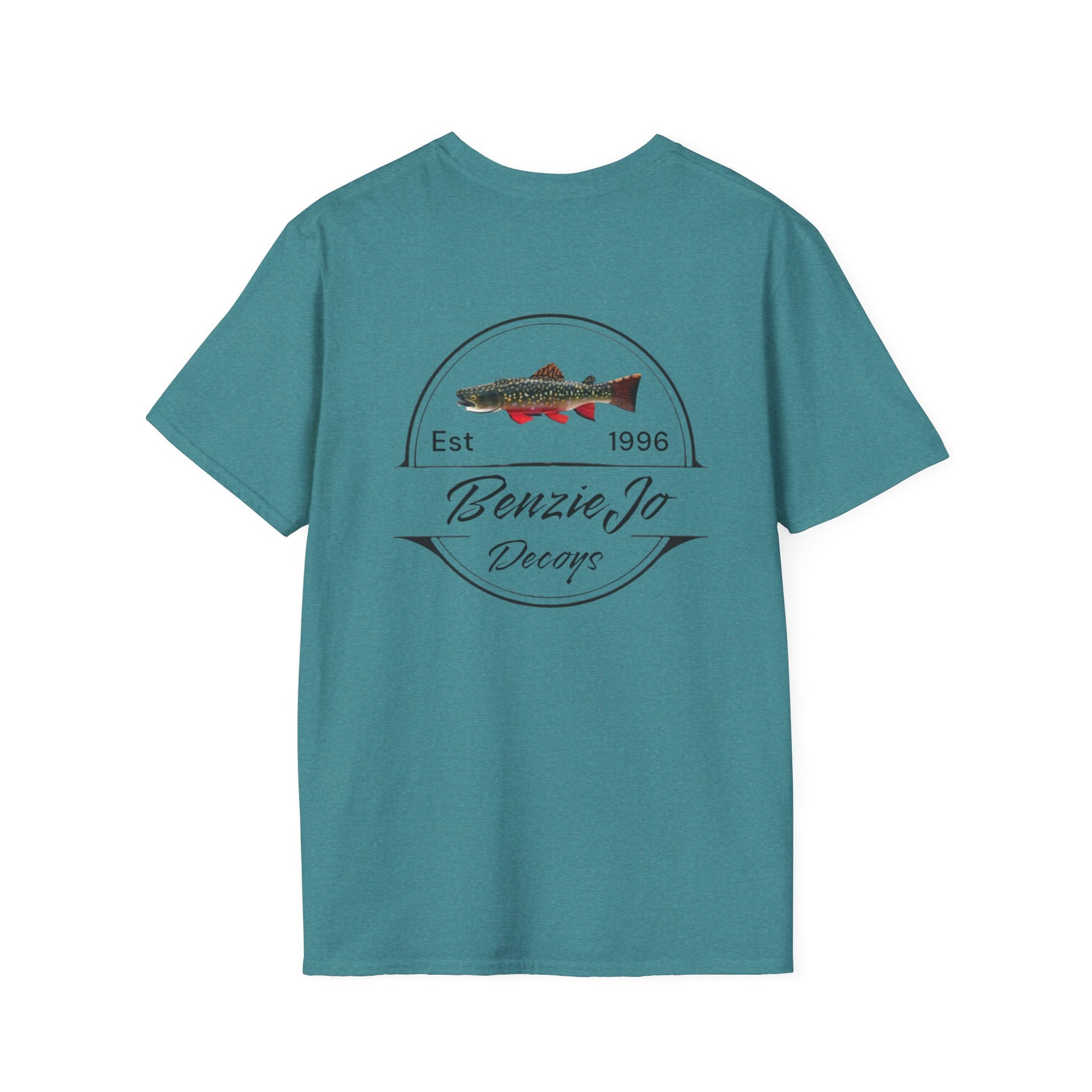 Front and Back Michigan BenzieJo Fish Decoys T-Shirt