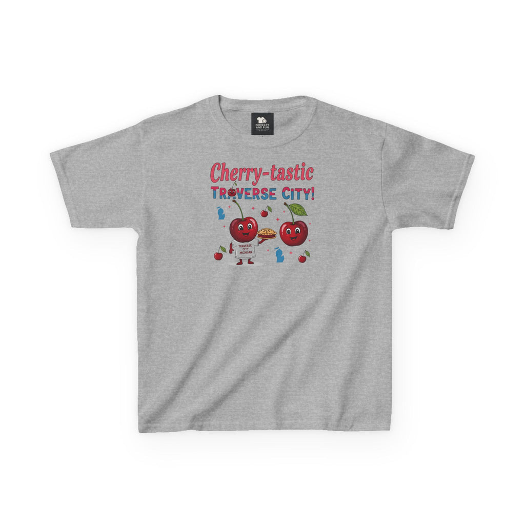 Cherry-tastic Traverse City Kids Tee | Fun Family Tee, Summer Shirt, Kids Gift, Fruit Themed T-shirt, Cherry Lovers Apparel