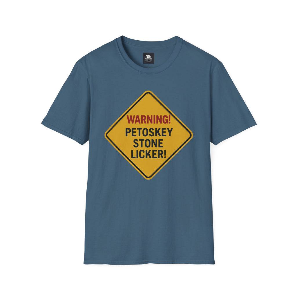 Warning! Contains Petoskey Stone Licker T-Shirt, Funny Gift, Unisex Tee, [...]