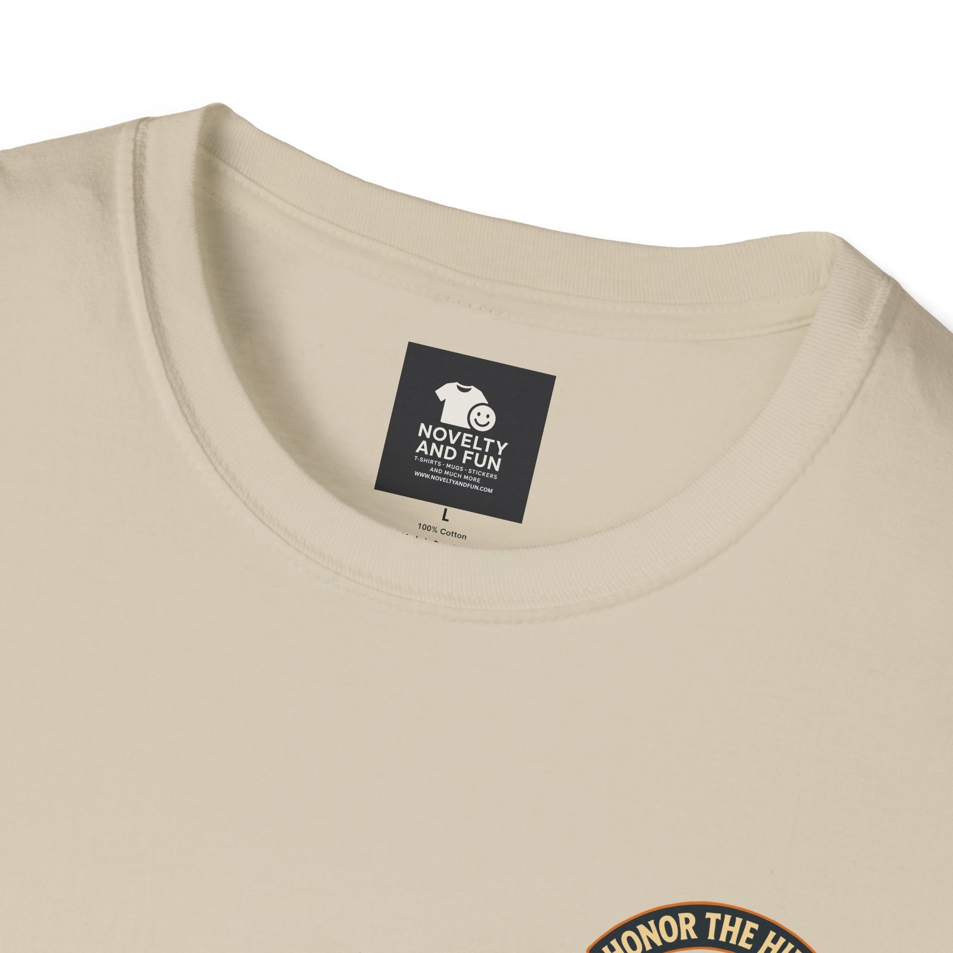 Celebrate Labor Day with Our Happy Highland Cow T-Shirt Front and Back!