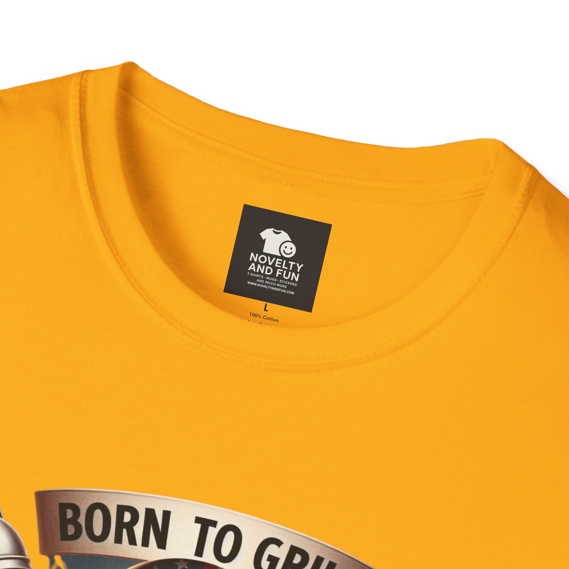 Born to Grill No. 1 Dad T-Shirt - Perfect Gift for Father's Day & BBQ Lovers