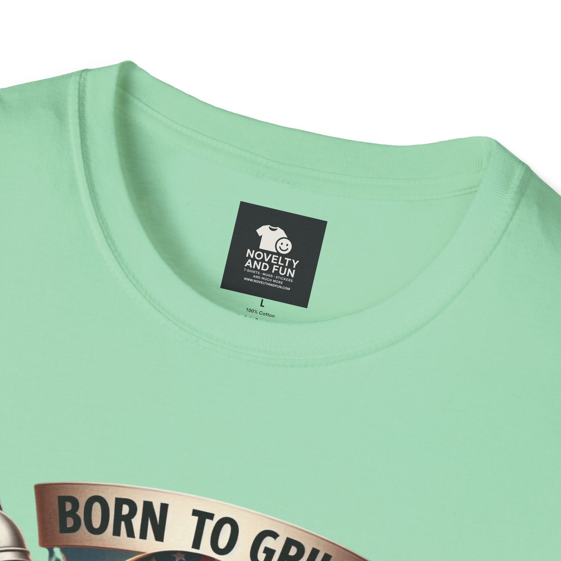 Born to Grill No. 1 Dad T-Shirt - Perfect Gift for Father's Day & BBQ Lovers
