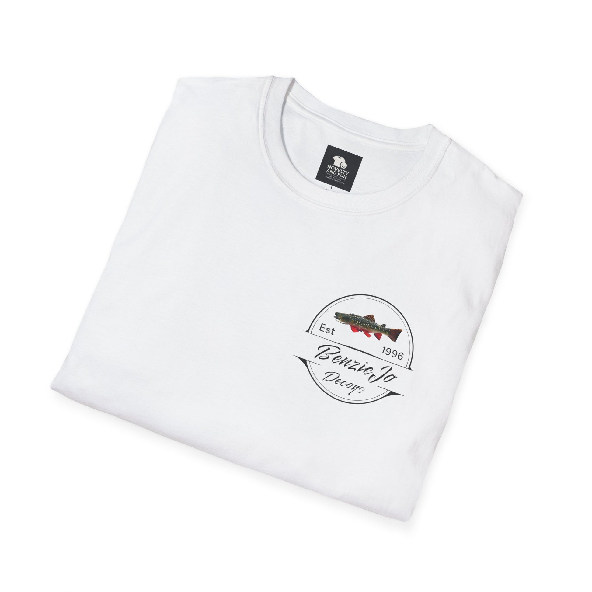 Front and Back Michigan BenzieJo Fish Decoys T-Shirt