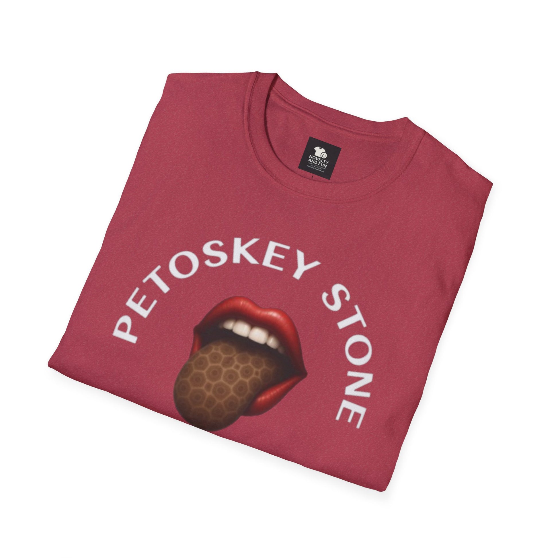 Graphic Tee with Petoskey Stone Licker! Michigan Lake Style