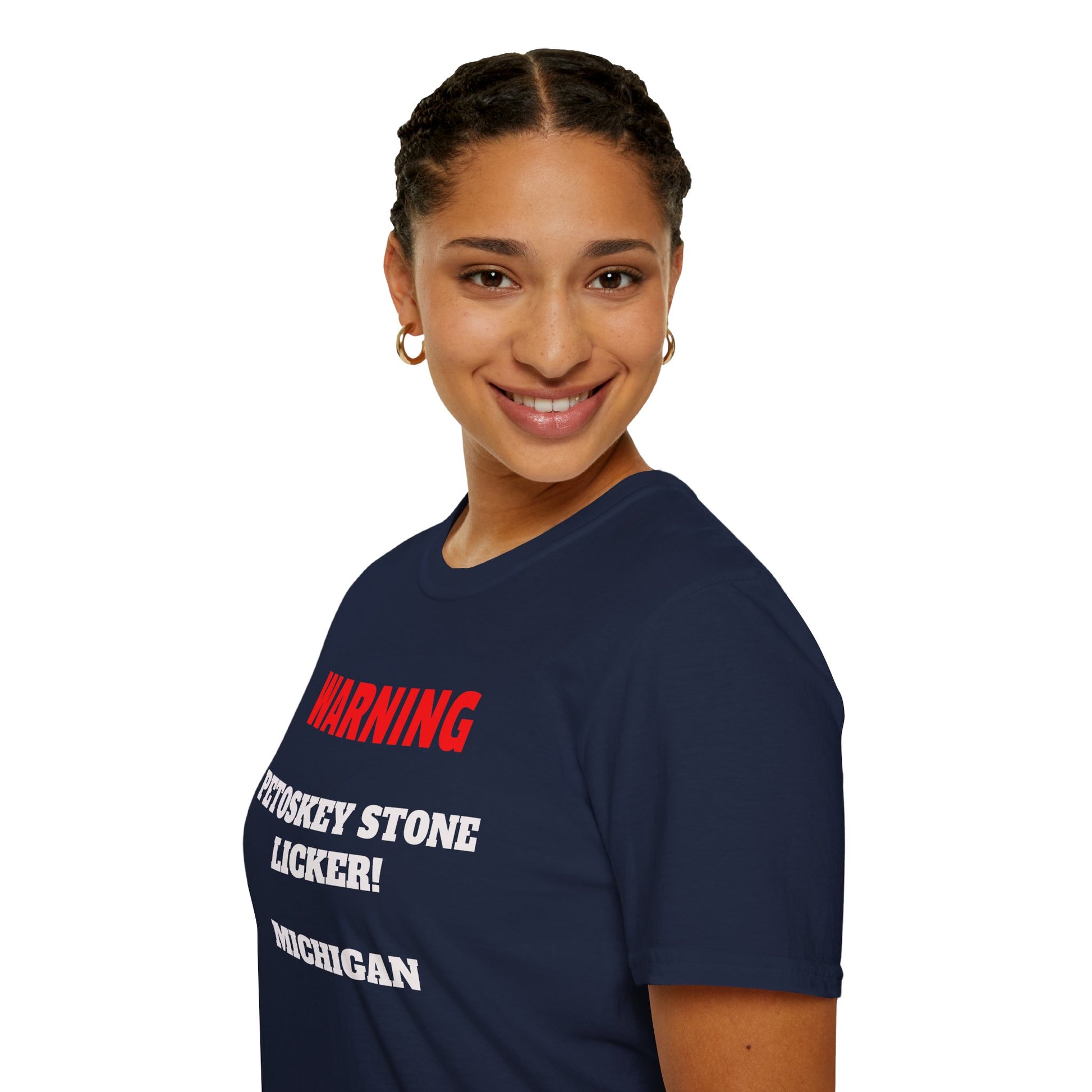 Petoskey Stone Licker Unisex Softstyle T-Shirt - Perfect for Michigan Lovers