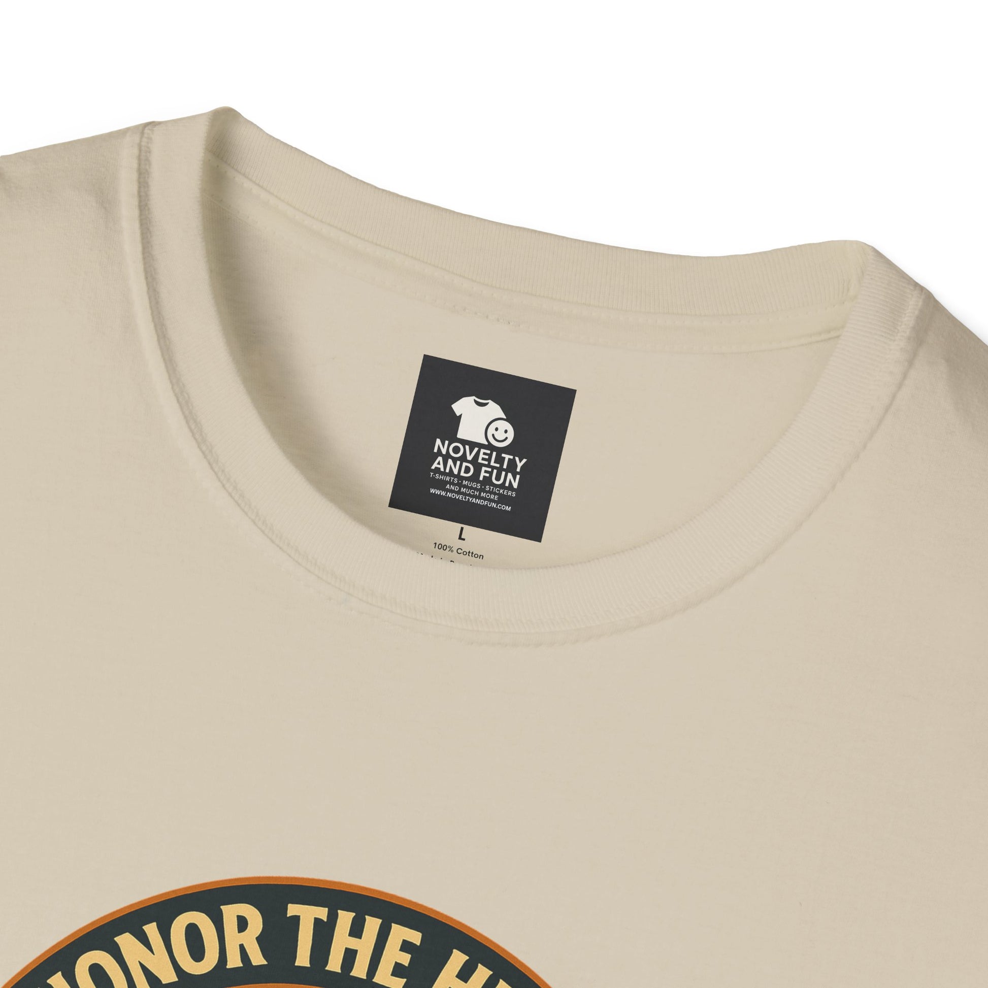 Honor The Hustle Unisex Graphic T-Shirt - Labor Day Construction Tee