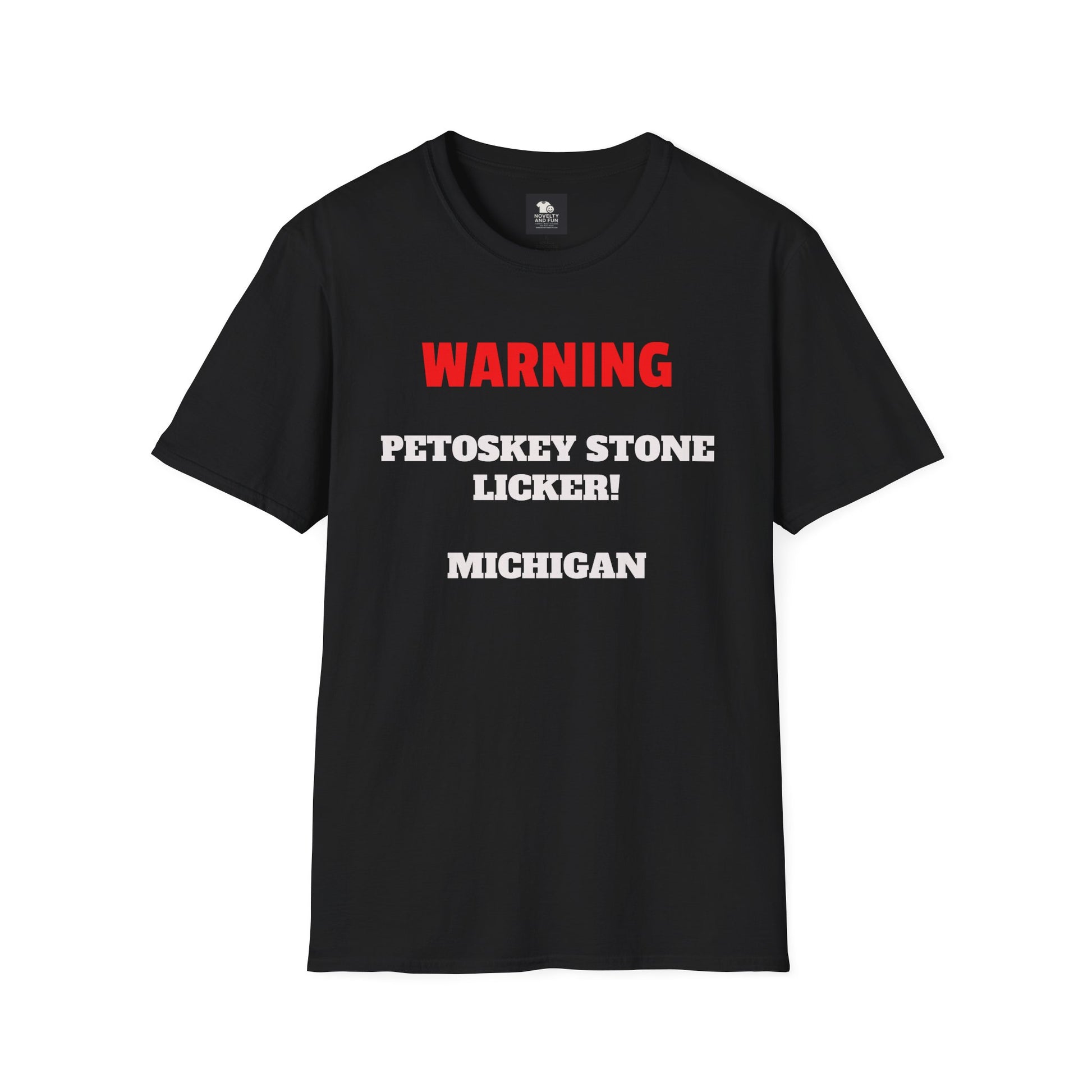 Petoskey Stone Licker Unisex Softstyle T-Shirt - Perfect for Michigan Lovers