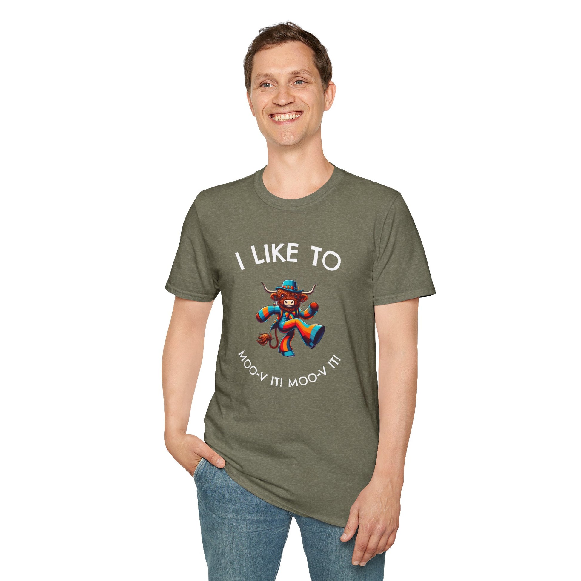 Colorful Highland Cow T-Shirt