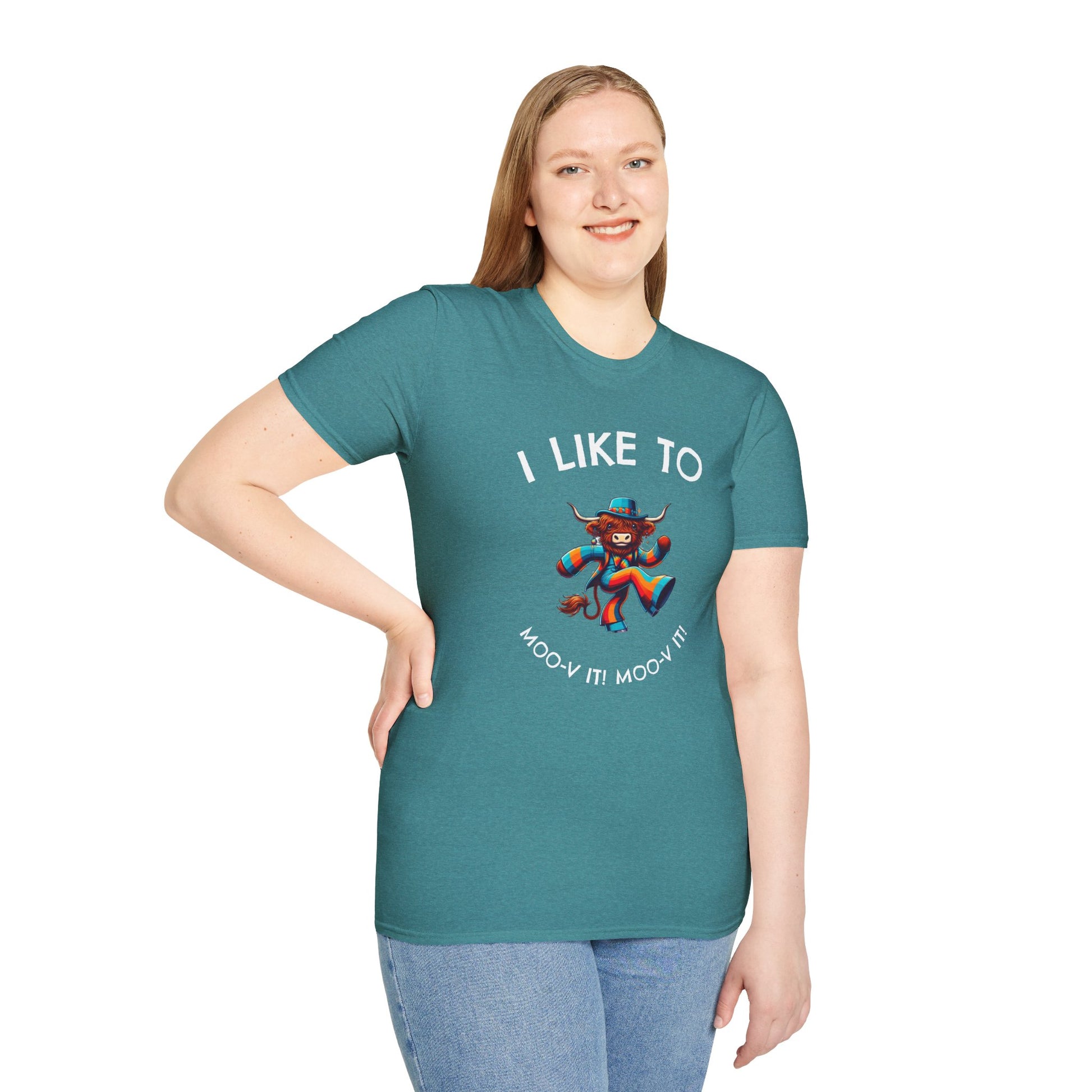 Colorful Highland Cow T-Shirt