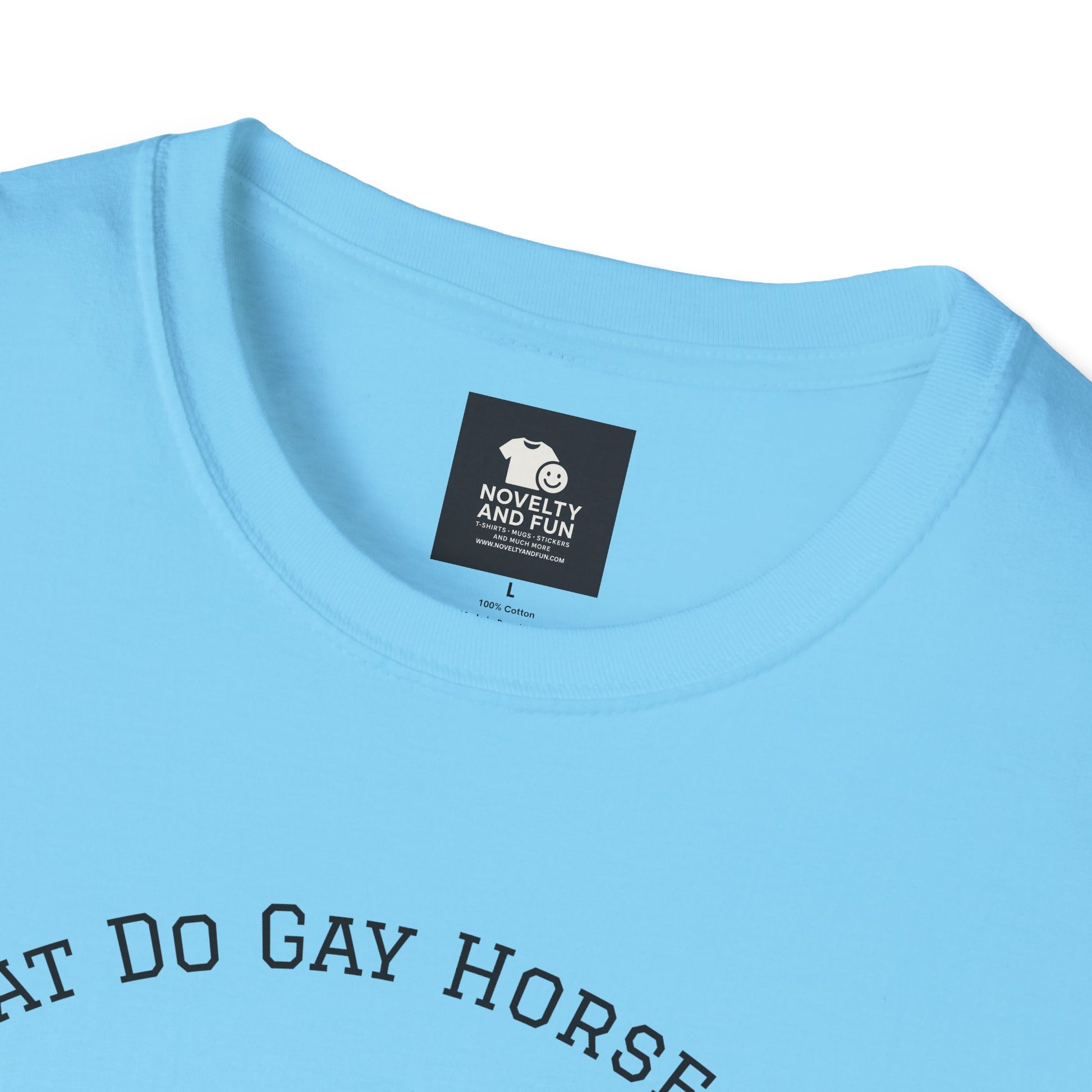 Rainbow Horse Humor T-Shirt, Gay Pride Tee, Funny Animal Shirt, LGBT Unisex