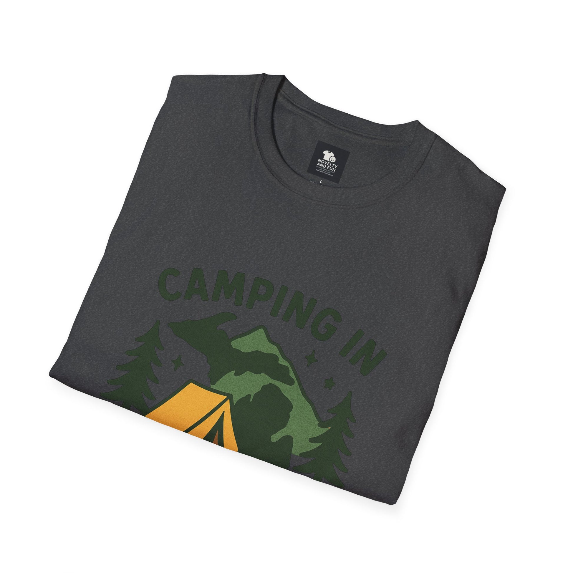 Michigan Camping Is Life T-Shirt - Outdoor Adventure Tee