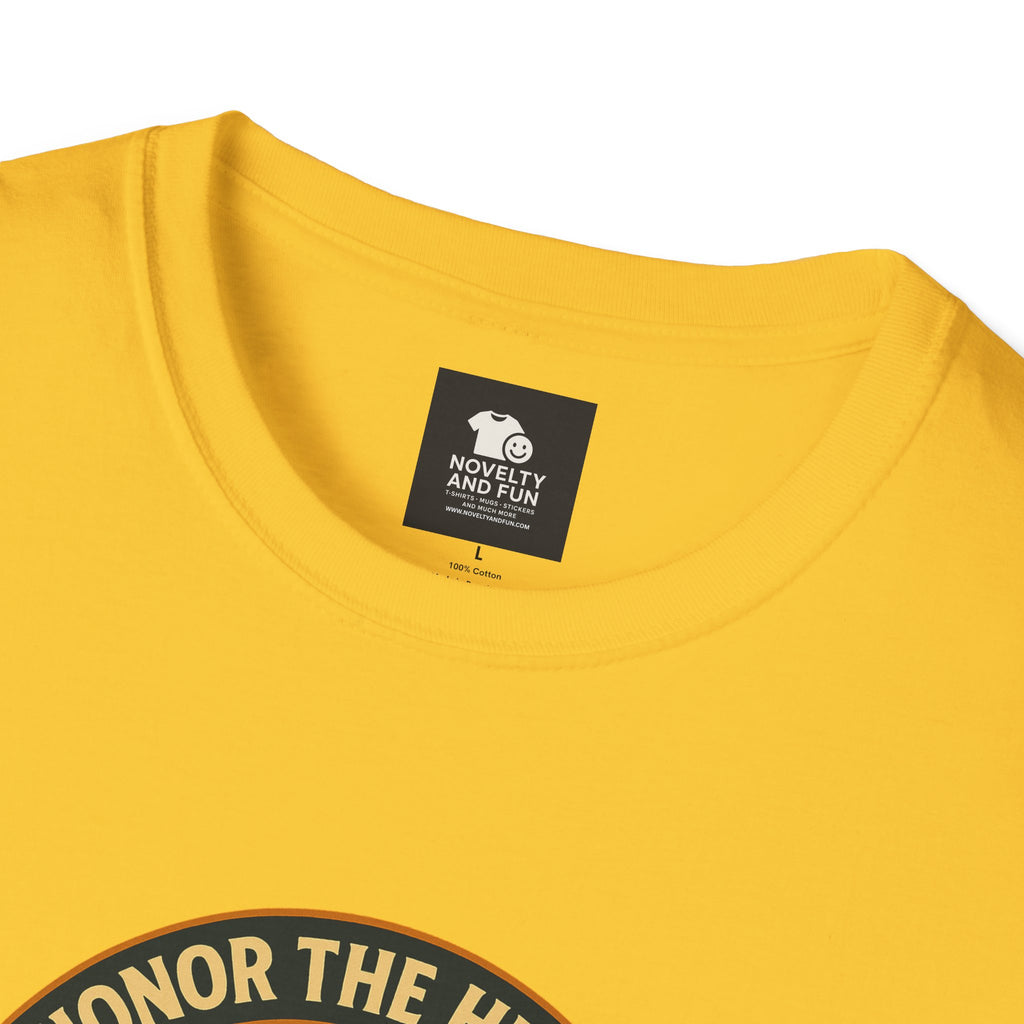 Honor The Hustle Unisex Graphic T-Shirt - Labor Day Construction Tee