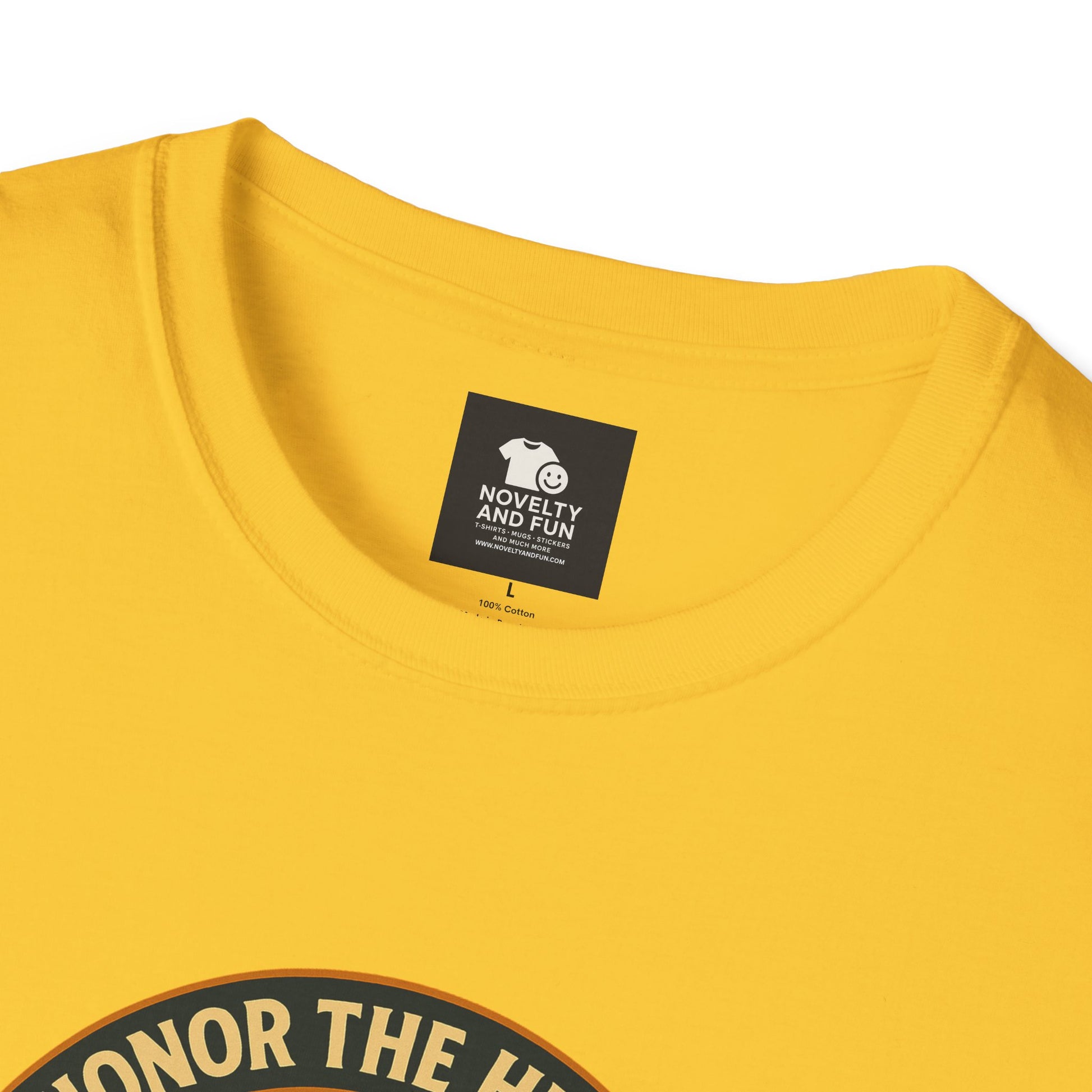 Honor The Hustle Unisex Graphic T-Shirt - Labor Day Construction Tee