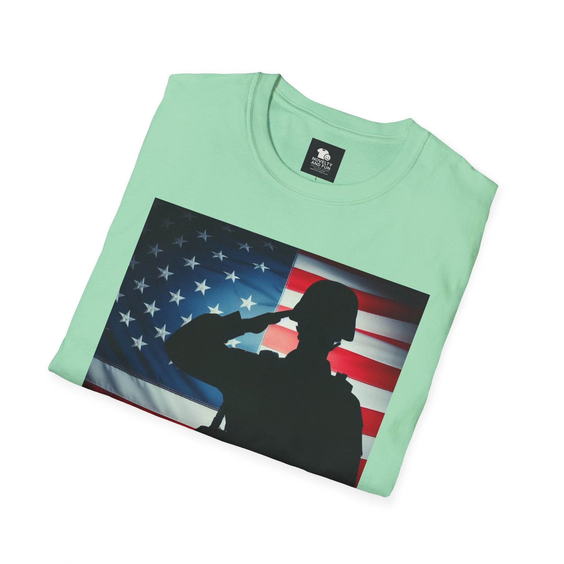 Salute to Service Unisex T-Shirt, Military Tribute Shirt, Patriotic Tee, Veteran Appreciation Gift, 4th of July Outfit, Americana Apparel