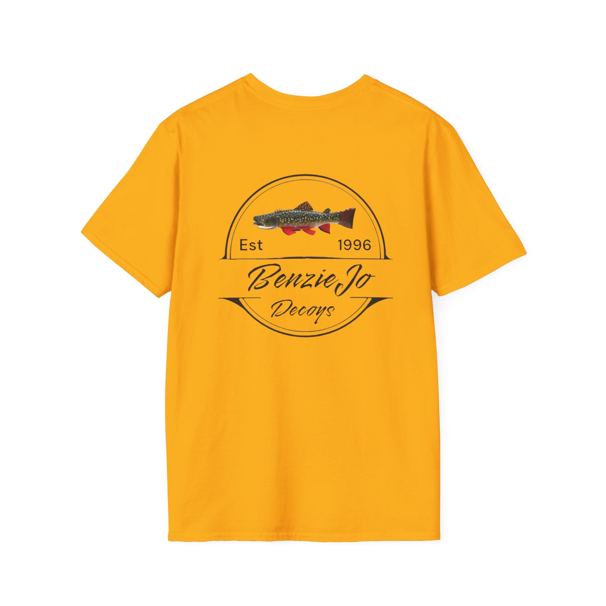 Front and Back Michigan BenzieJo Fish Decoys T-Shirt